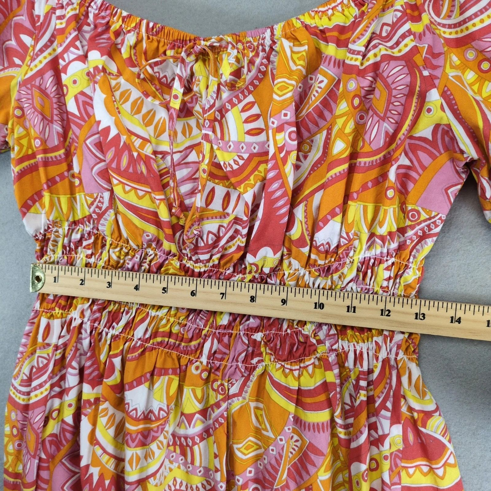 Other Chloe & Rene Off-Shoulder Peasant Dress Plus Sz 2X Smocked Size XXL / US 16-18 / IT 52-54 - 5 Thumbnail