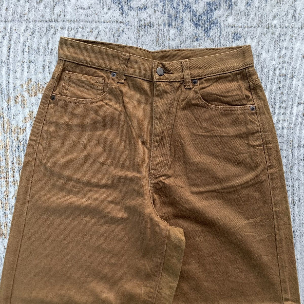 Christophe Lemaire × Lemaire × Uniqlo Rare Lemaire Uniqlo Wide Denim Pants Size US 30 / EU 46 - 2 Thumbnail