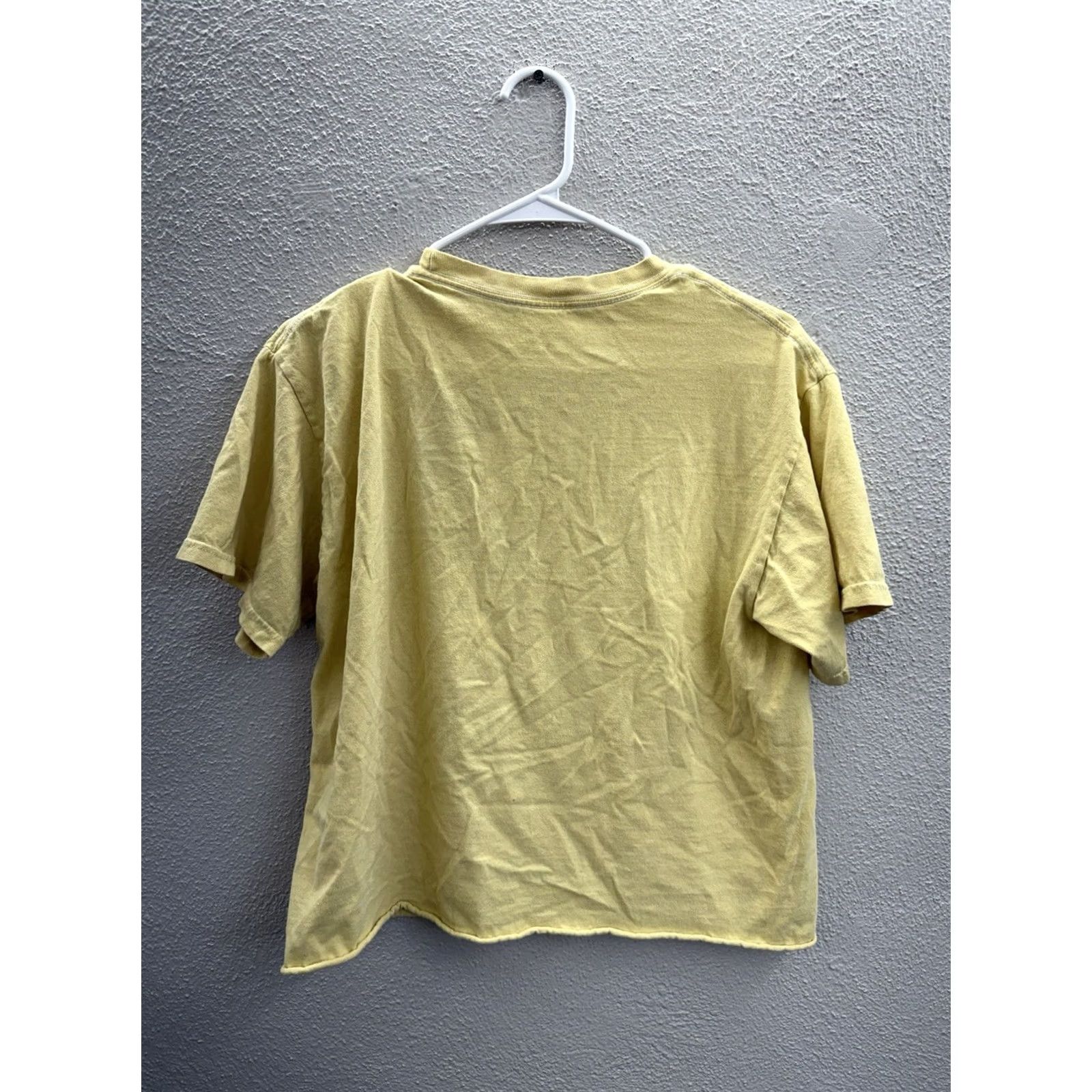 Vintage J. Galt Womens Shirt One Size Yellow Short Sleeve Embroidered T-Shirt Casual Knit 100% Cotton Adult Regular Mens Womens Girls Boys Size ONE SIZE - 6 Thumbnail