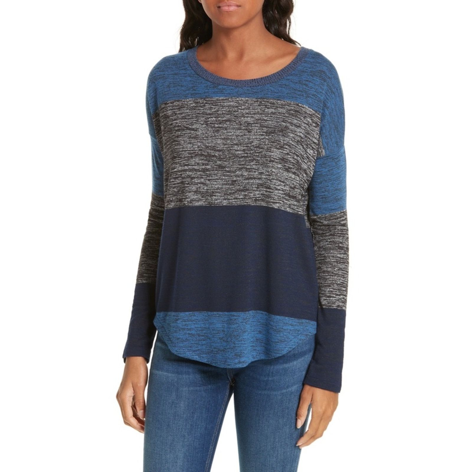 Rag & Bone Rag & Bone Striped Long Sleeve Hudson Tee Womens Small Size S / US 4 / IT 40 - 3 Thumbnail