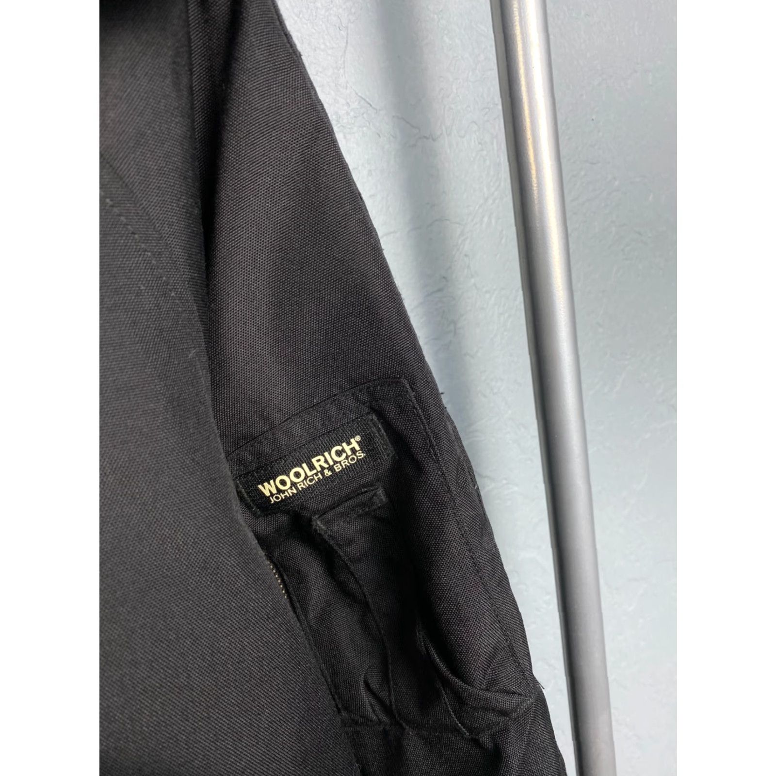 Vintage Woolrich Bomber Jacket Mens XL Black Nylon Lining Jacket Mens XL Black Nylon Bomber Woolrich John Rich & Bros. Size US XL / EU 56 / 4 - 3 Thumbnail
