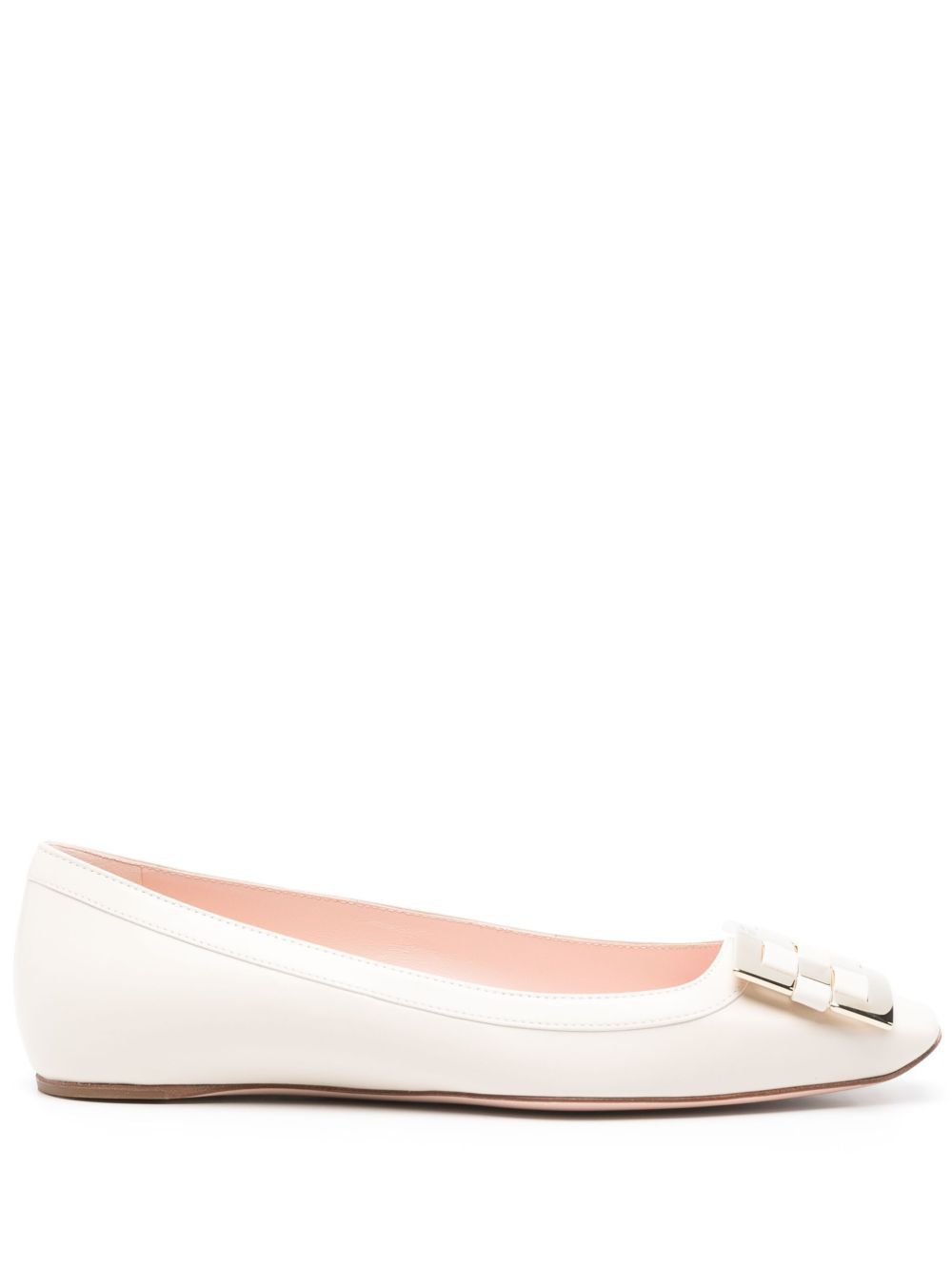 Roger Vivier TROMPETTE LEATHER BALLET FLATS Size US 10 / IT 40 - 1 Thumbnail