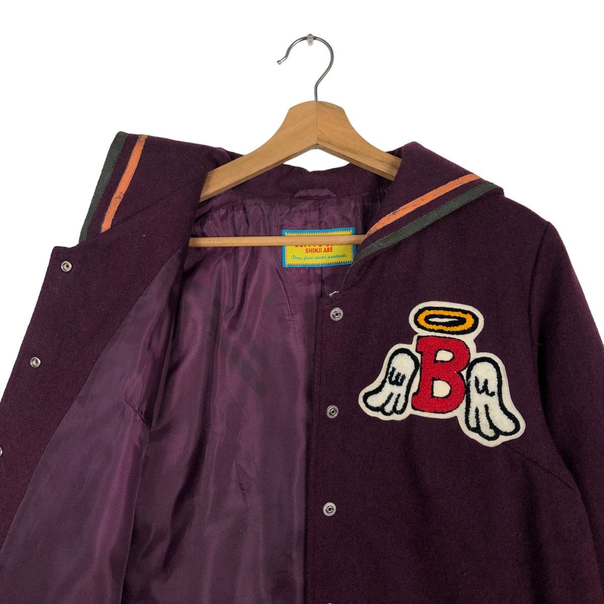 Japanese Brand 🔥Rich Purple - Long Wool Jacket Betty’s Blue Shinji Abe Size US M / EU 48-50 / 2 - 10 Thumbnail