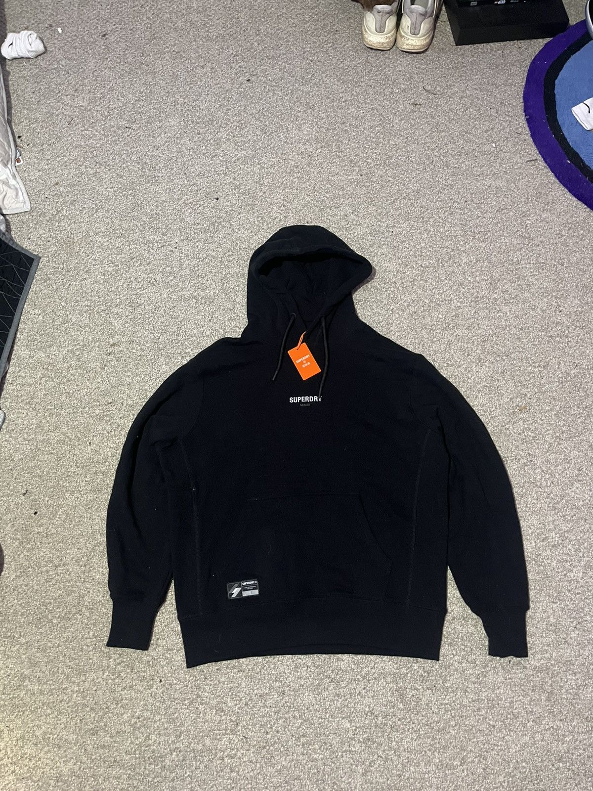 Superdry SuperDry Black Sportswear Hoodie Size US L / EU 52-54 / 3 - 1 Thumbnail