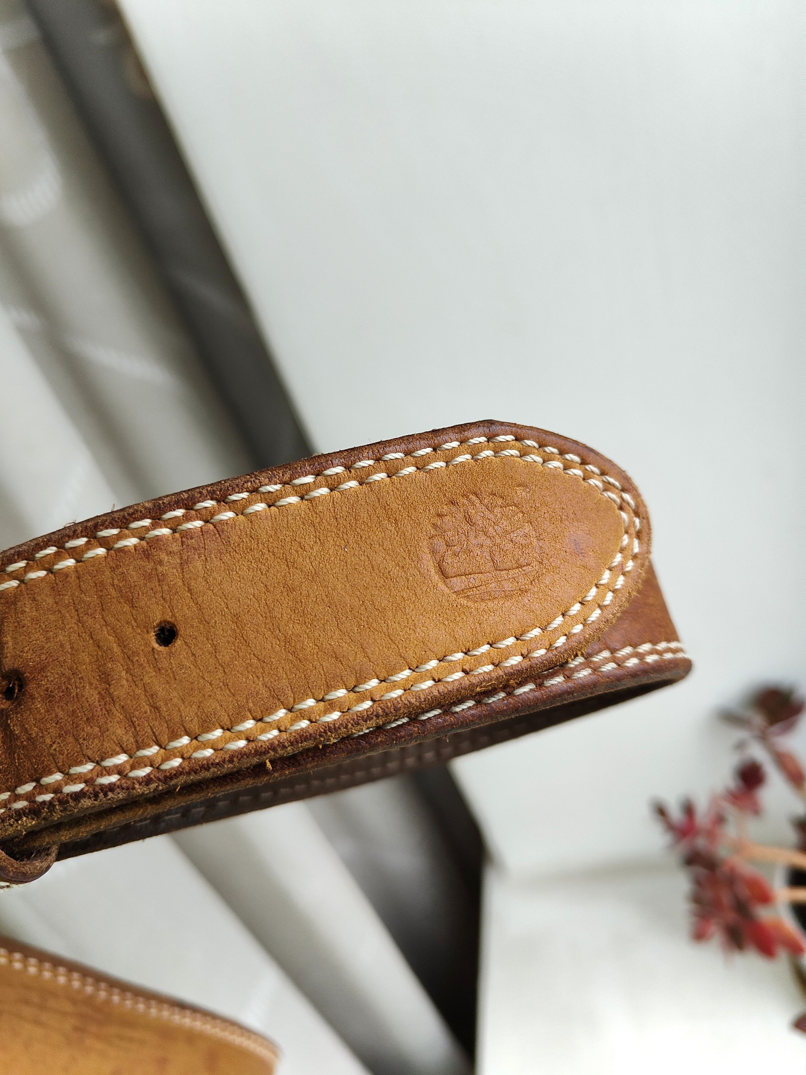 Timberland Timberland Vintage Leather Belt Size ONE SIZE - 6 Thumbnail