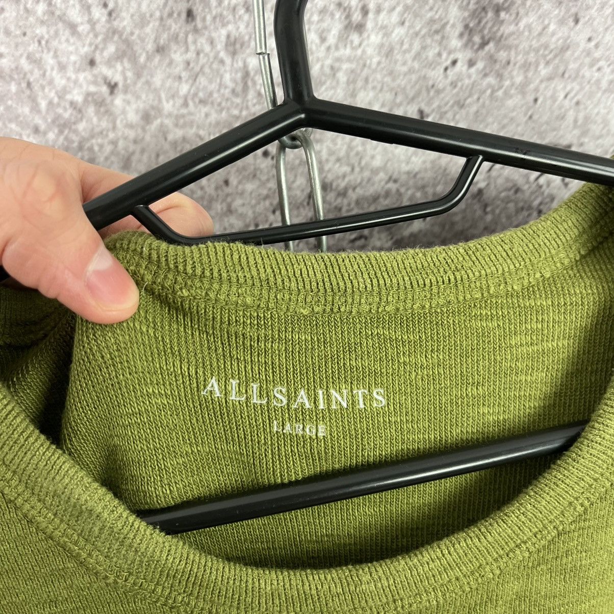 Allsaints × Japanese Brand Allsaints T-Shirt Heavy Cotton Embroidery Small Logo Size L Size US L / EU 52-54 / 3 - 7 Thumbnail