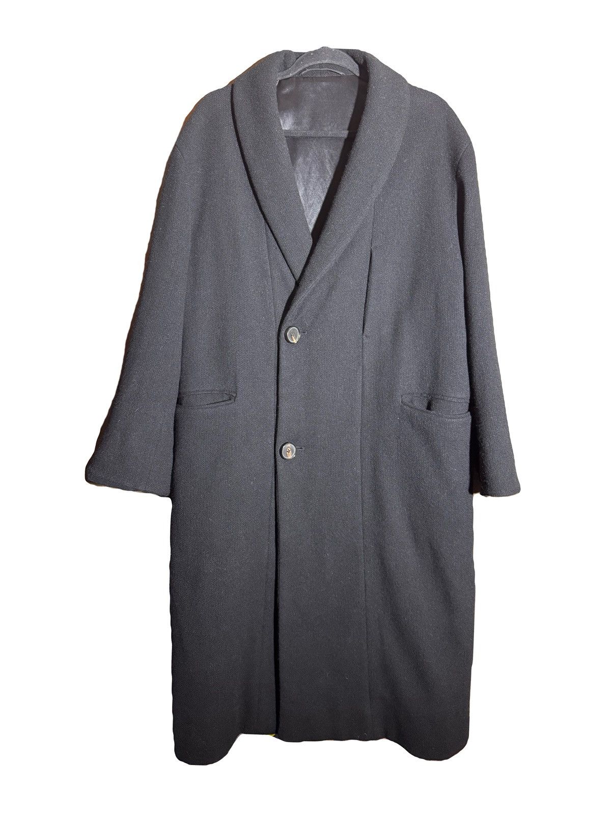 Lemaire Lemaire oversiezed black wool coat 38fr Size S / US 4 / IT 40 - 1 Thumbnail