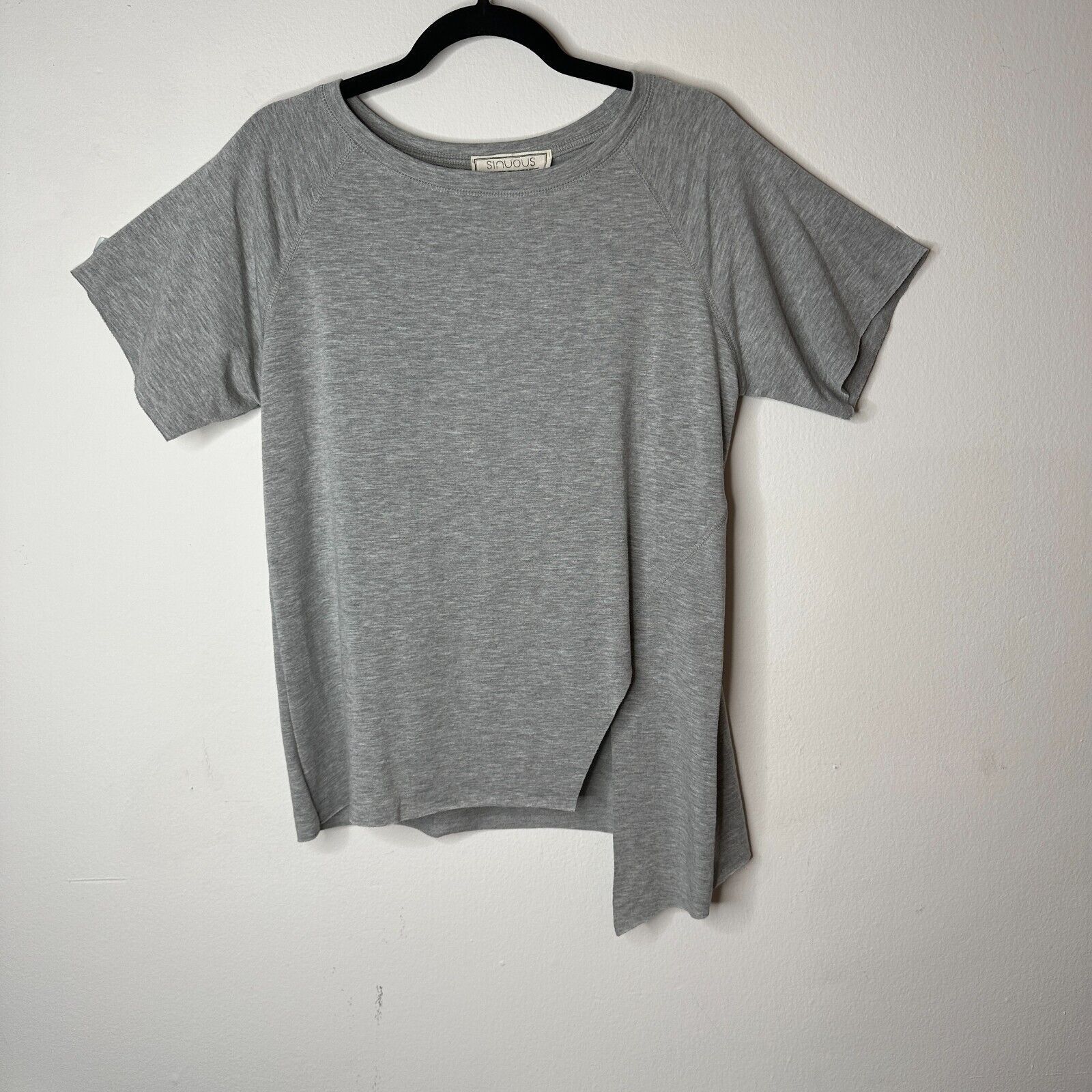 Other Sinuous Casual Gray Asymmetrical Hem Tee Round Neck M Size M / US 6-8 / IT 42-44 - 10 Thumbnail