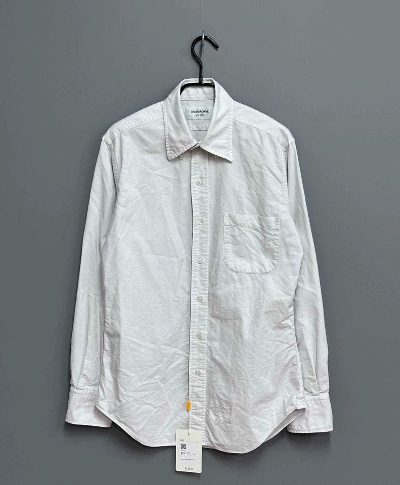 Thom Browne Thom Browne Pure white shirt 2505-Nextarrow Size US S / EU 44-46 / 1 - 1 Thumbnail