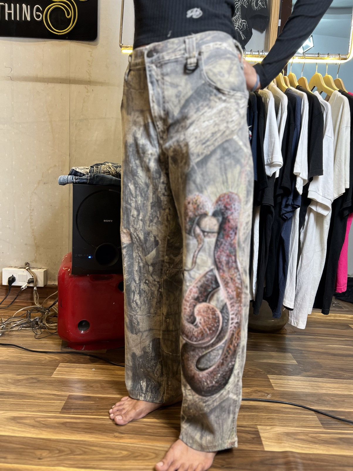 Realtree Vintage realtree mossy oak viper handmade printed denim Size US 38 / EU 54 - 2 Thumbnail