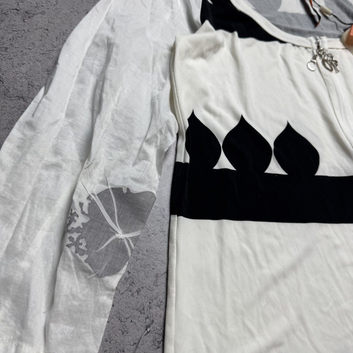 Cop Copine NEW Cop Copine Vintage Long Sleeve T-Shirt Size L / US 10 / IT 46 - 7 Thumbnail