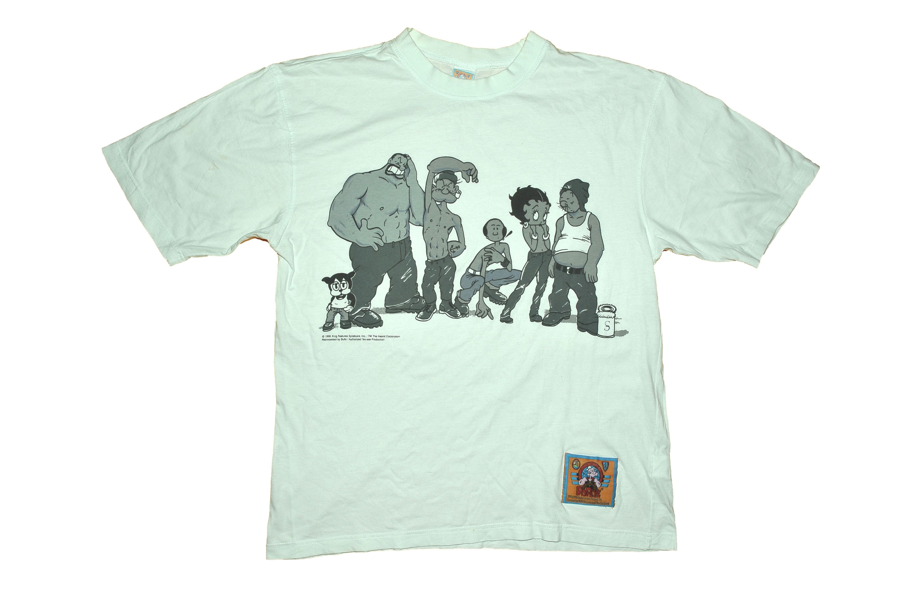 Vintage Vintage 90s 1998 Popeye Show Promo T-shirt Size US L / EU 52-54 / 3 - 1 Thumbnail