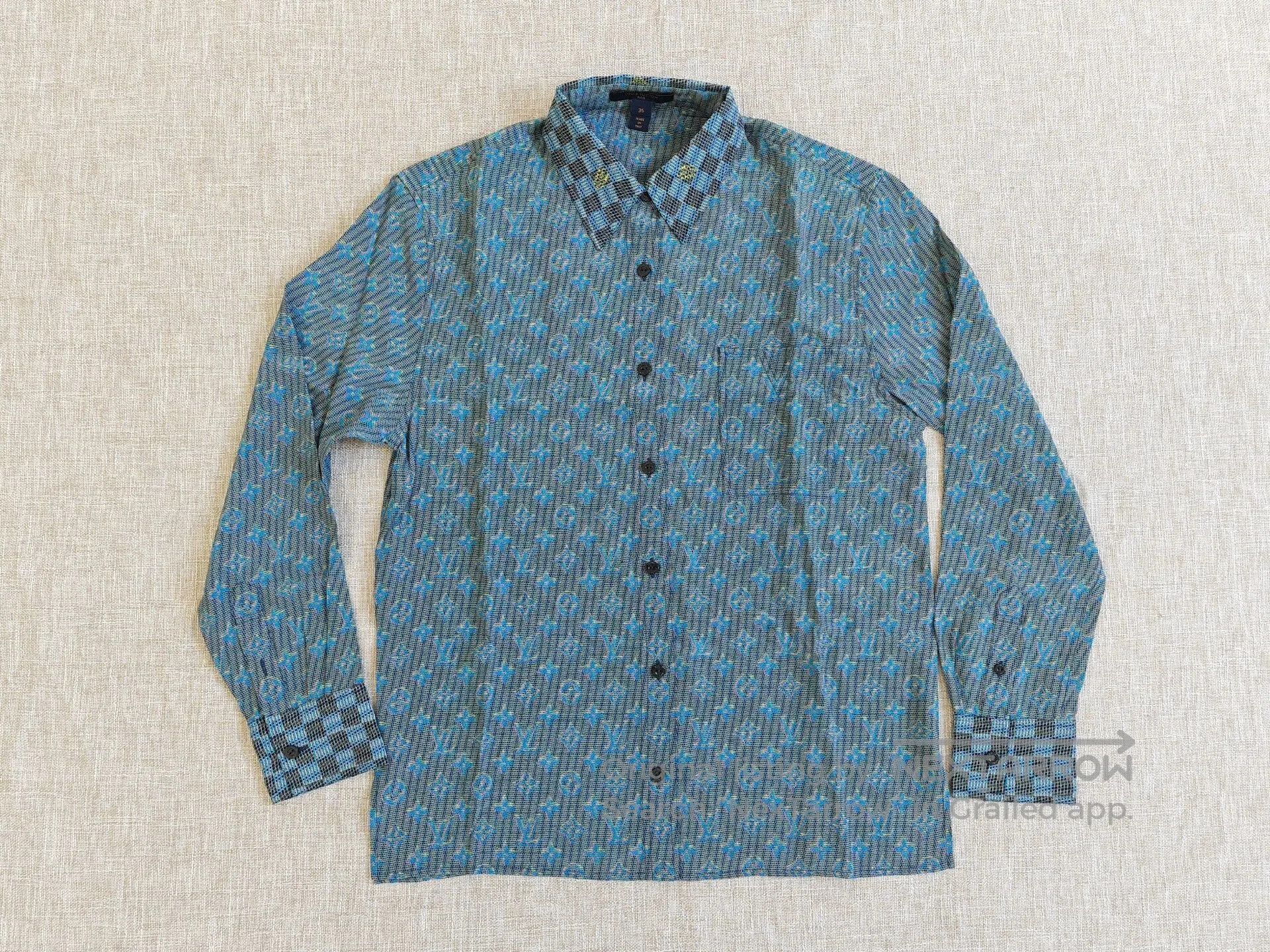 Louis Vuitton Louis Vuitton Women's Monogram Silk Shirt. Size XS / US 0-2 / IT 36-38 - 1 Thumbnail