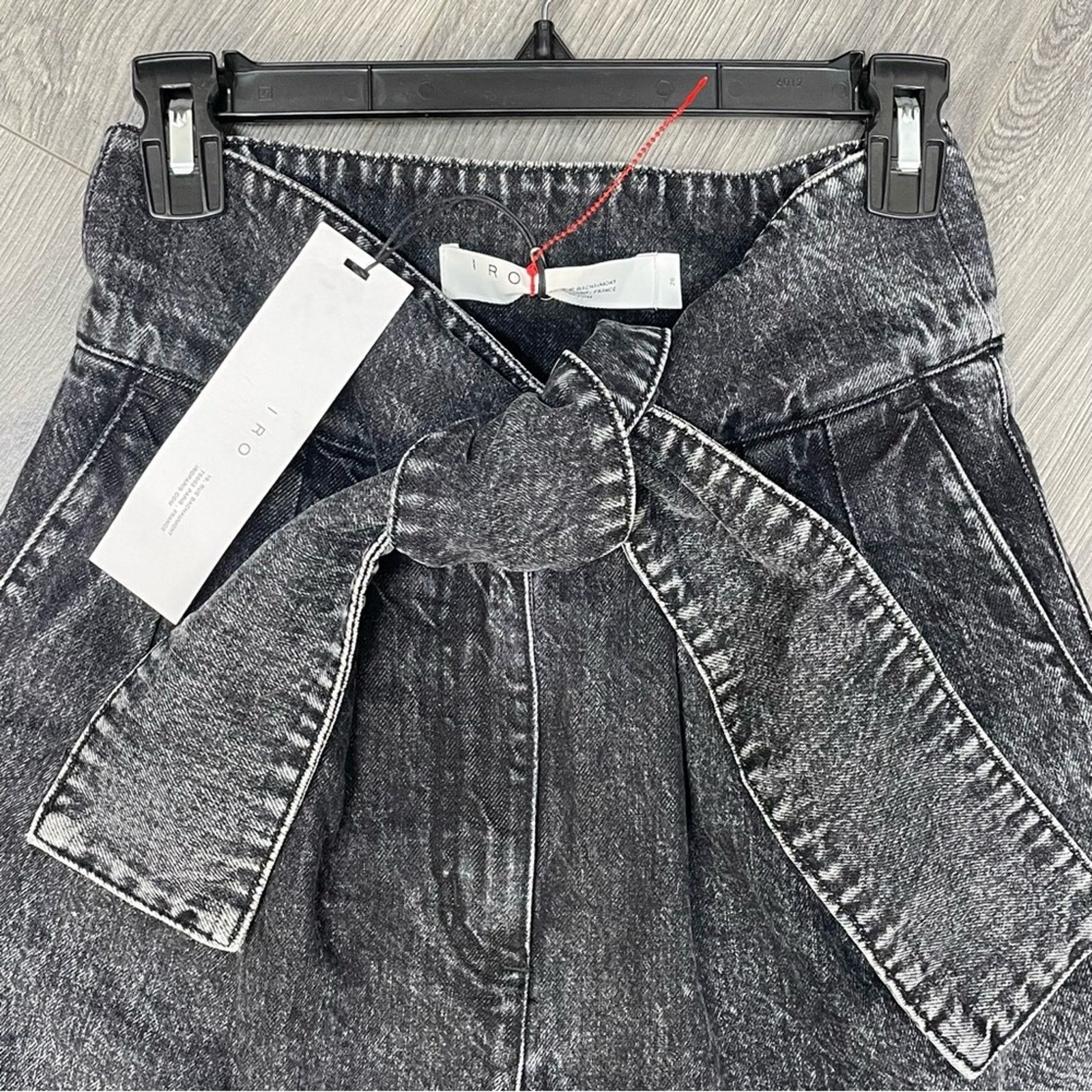 Iro NWT IRO Dark Gray Denim Skirt size 4 (FR 36) Size 26" / US 2 / IT 38 - 2 Thumbnail