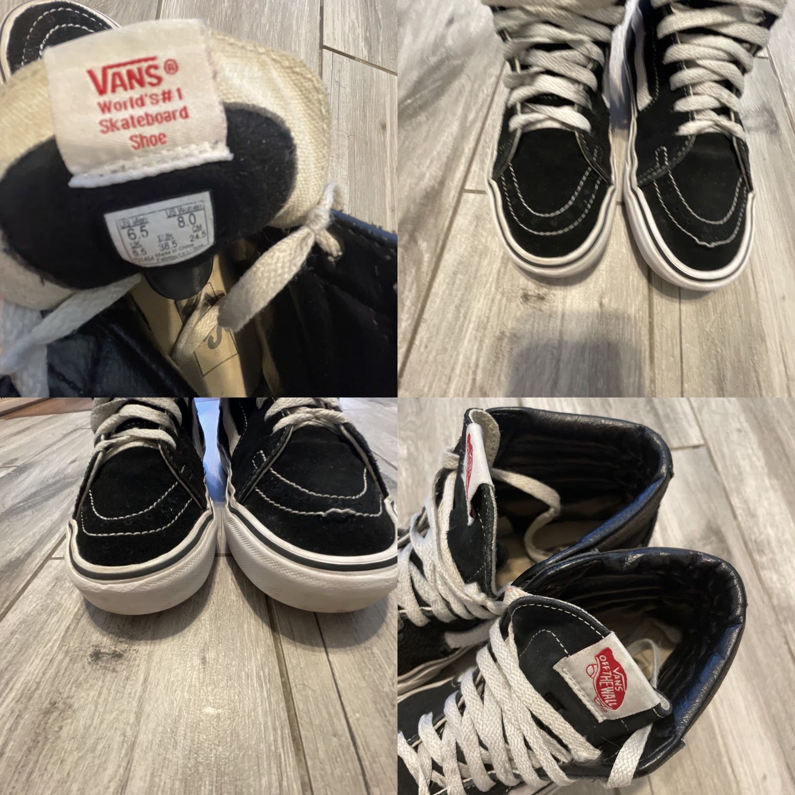 Vans VANS Off The Wall Hi Top Old Skool Pro Black Skateboard Shoe Men US 6.5 Size US M / EU 48-50 / 2 - 8 Thumbnail