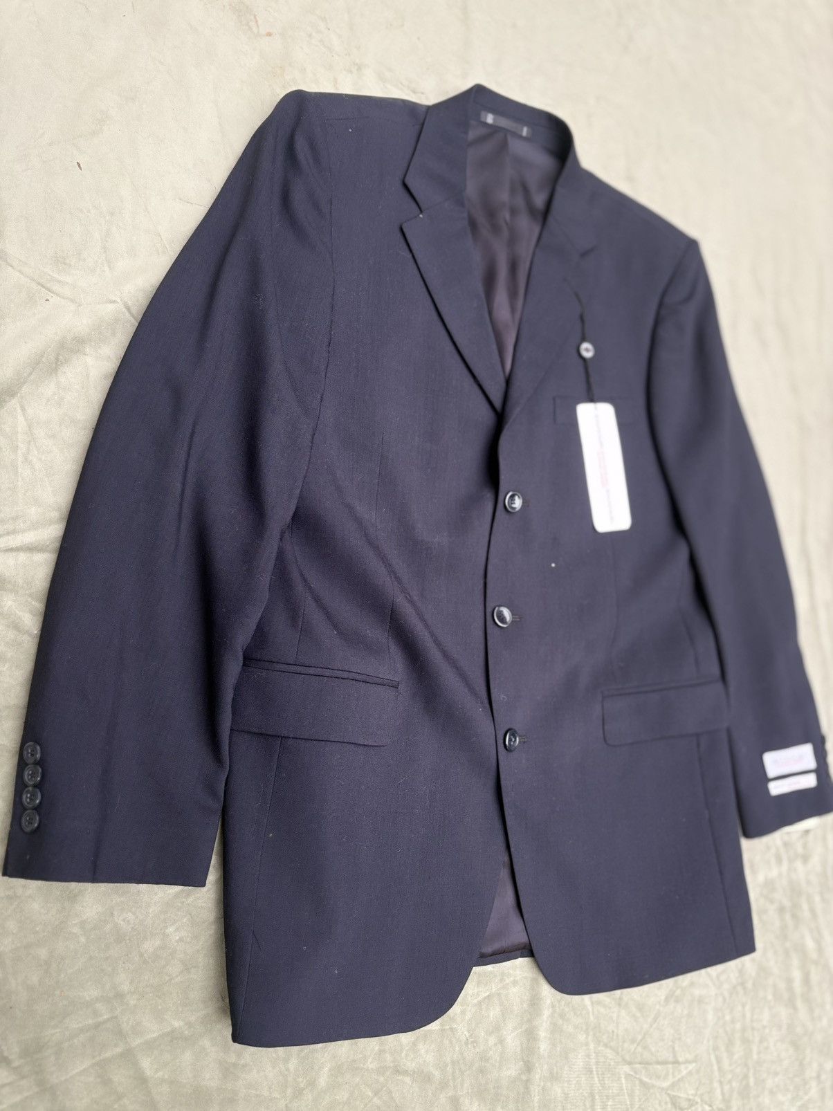 Emanuel Ungaro Emanuel by Emanuel Ungaro Navy 3-Button Wool Blazer Size 42 Size 42S - 2 Thumbnail