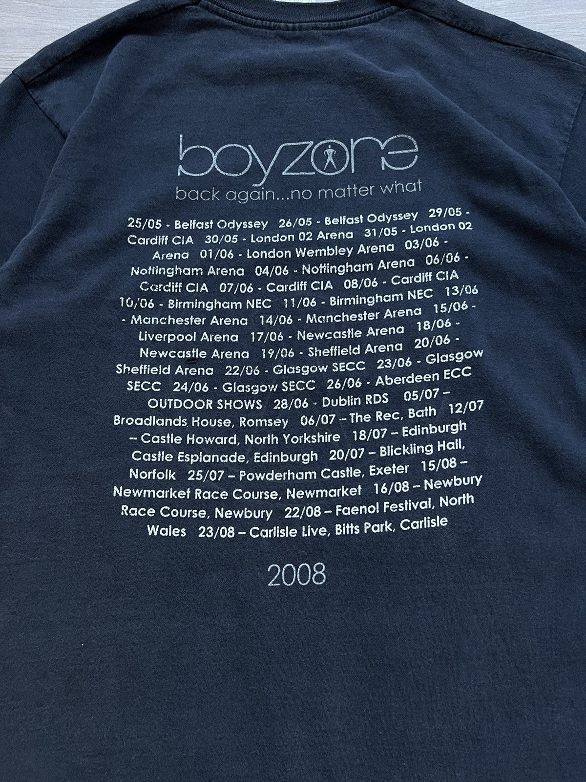 Band Tees Vintage Y2K Boyzone T-Shirt Live By Request Tour Tee Size US S / EU 44-46 / 1 - 9 Thumbnail