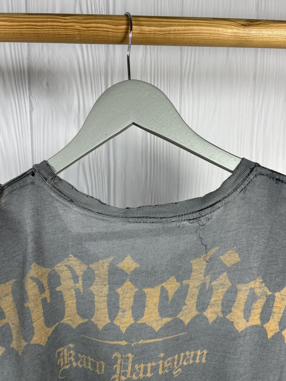 Affliction × Vintage Vintage Y2K Affliction Distressed Torn Sunfaded Tank Top L Size US L / EU 52-54 / 3 - 19 Thumbnail