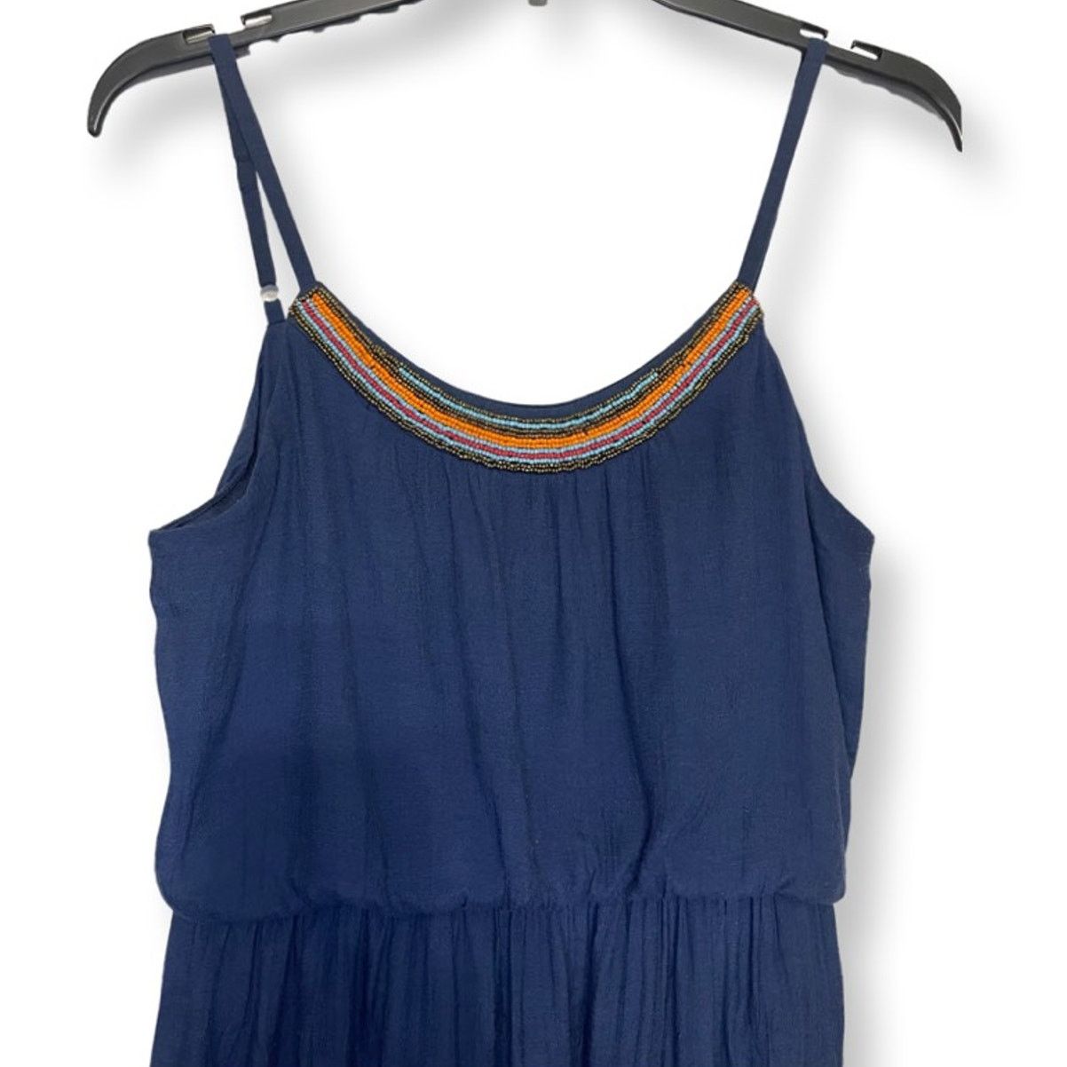 Other IZ Byer Mini Dress Adjustable Spaghetti Straps Beaded Blue M Size M / US 6-8 / IT 42-44 - 2 Thumbnail