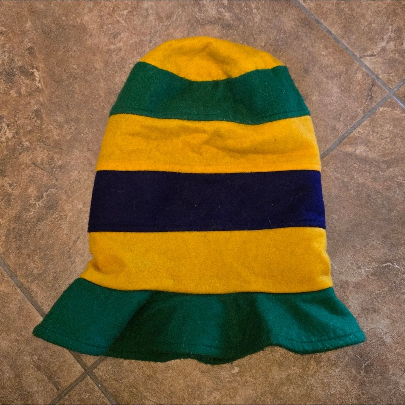 Other Multicolored Bold Striped Festive Tall Hat Size ONE SIZE - 2 Thumbnail