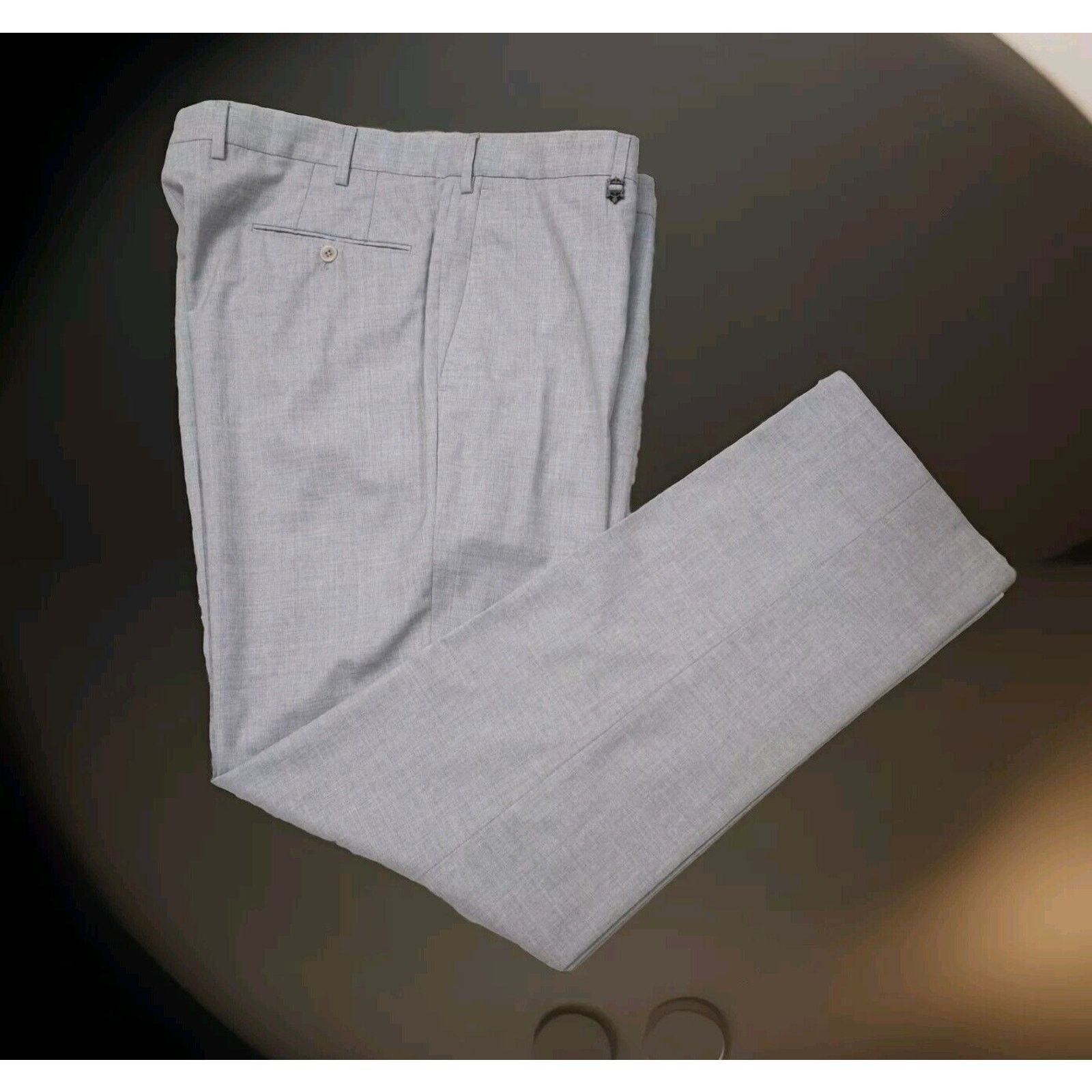 Incotex Incotex Grey Marl Men’s Super 130s Standard Fit Trousers Size US 38 / EU 54 - 4 Thumbnail