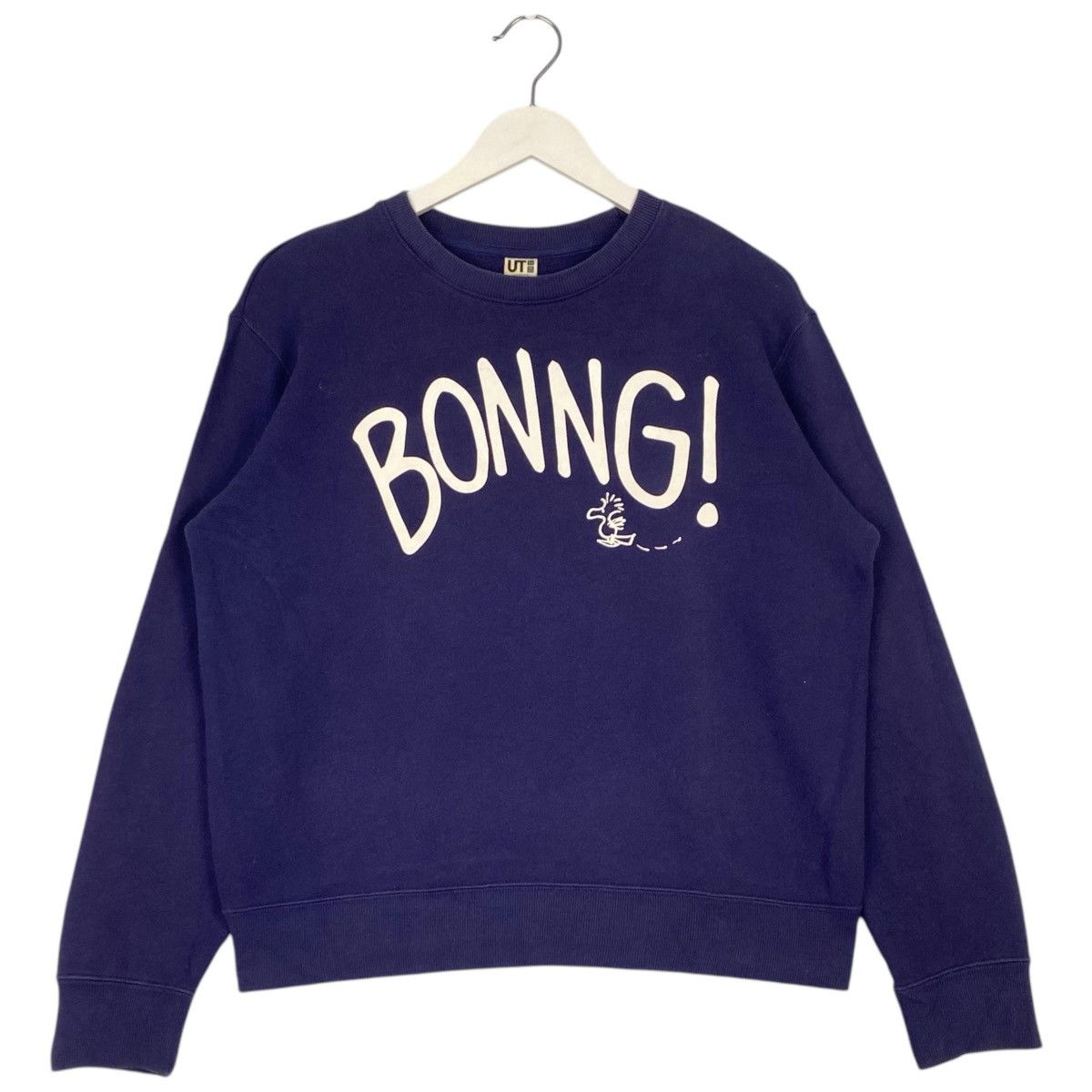 Designer × Vintage Vintage Peanuts Bonng Uniqlo Crewneck Sweatshirt Blue Size S / US 4 / IT 40 - 1 Thumbnail
