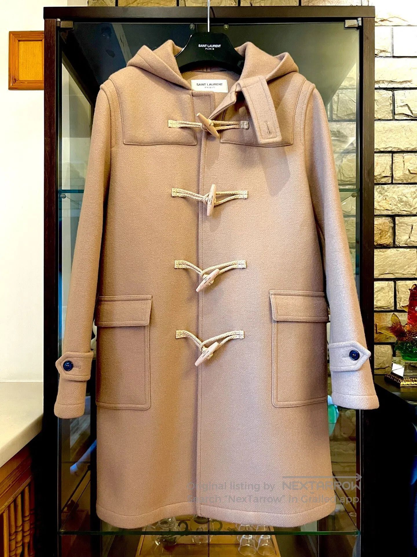 Saint Laurent Paris saint laurent wool hooded duffle coat. Size US M / EU 48-50 / 2 - 1 Thumbnail