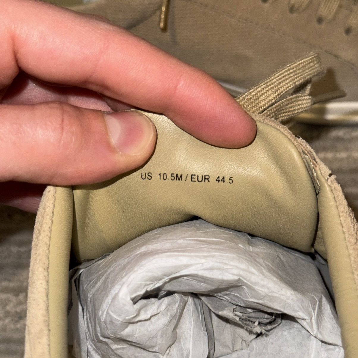 Vince VINCE Men’s Fulton Suede Beige Perforated Sneakers Size 10.5 Size US 10.5 / EU 43-44 - 9 Thumbnail