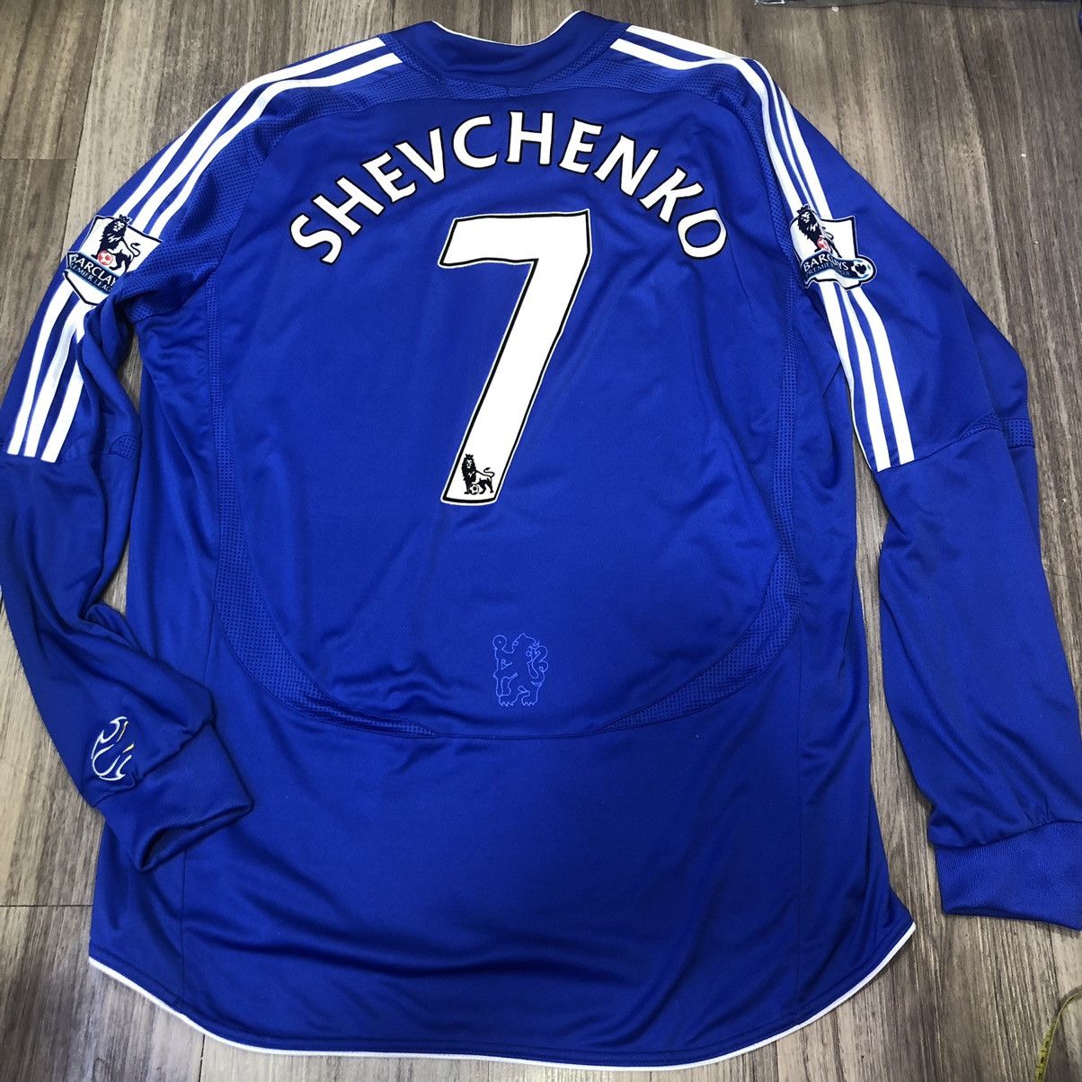 chelsea 06/08 L/S home shirt #7 shevchenko