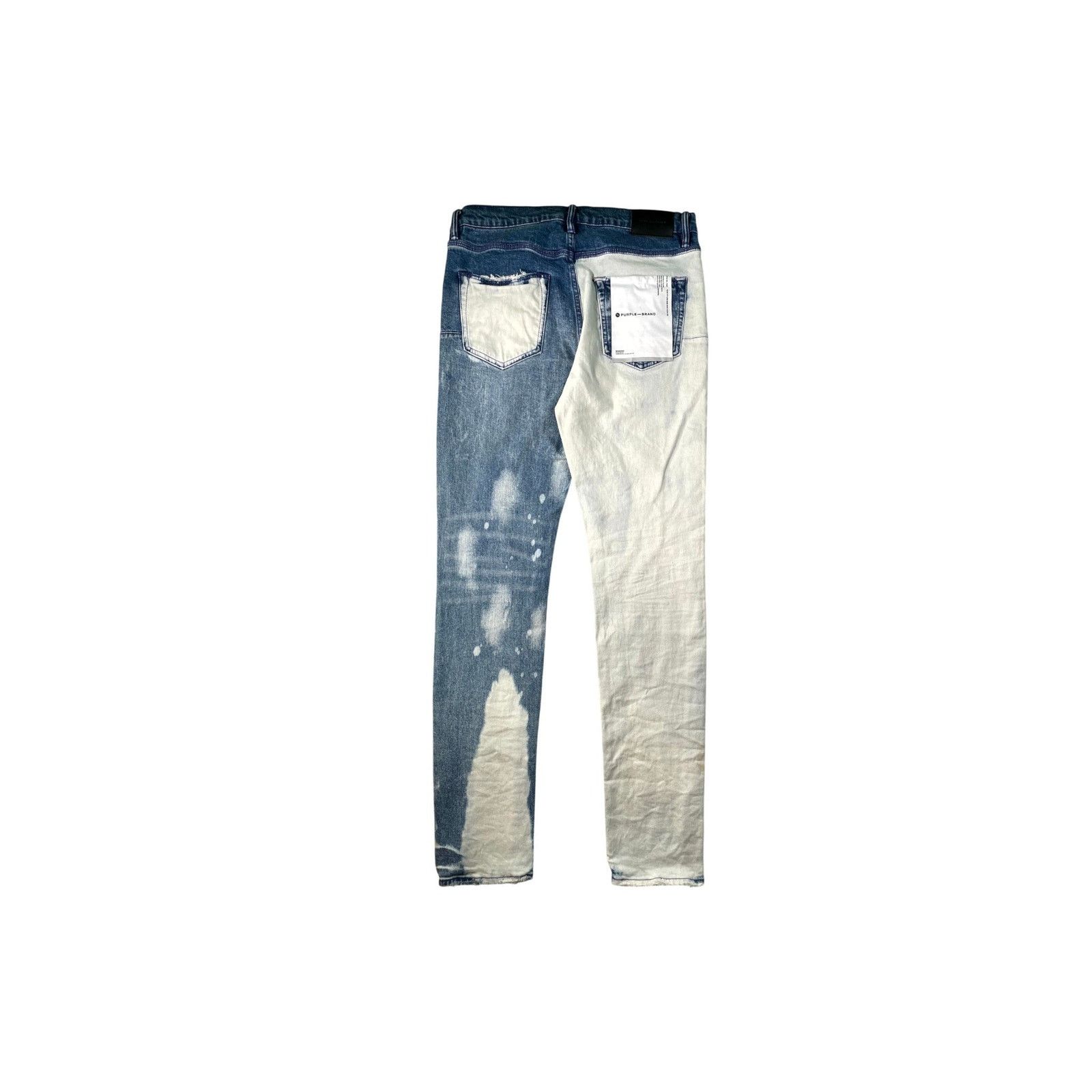 Purple Brand Purple Brand Bleach Wash Jeans Size US 33 - 2 Thumbnail