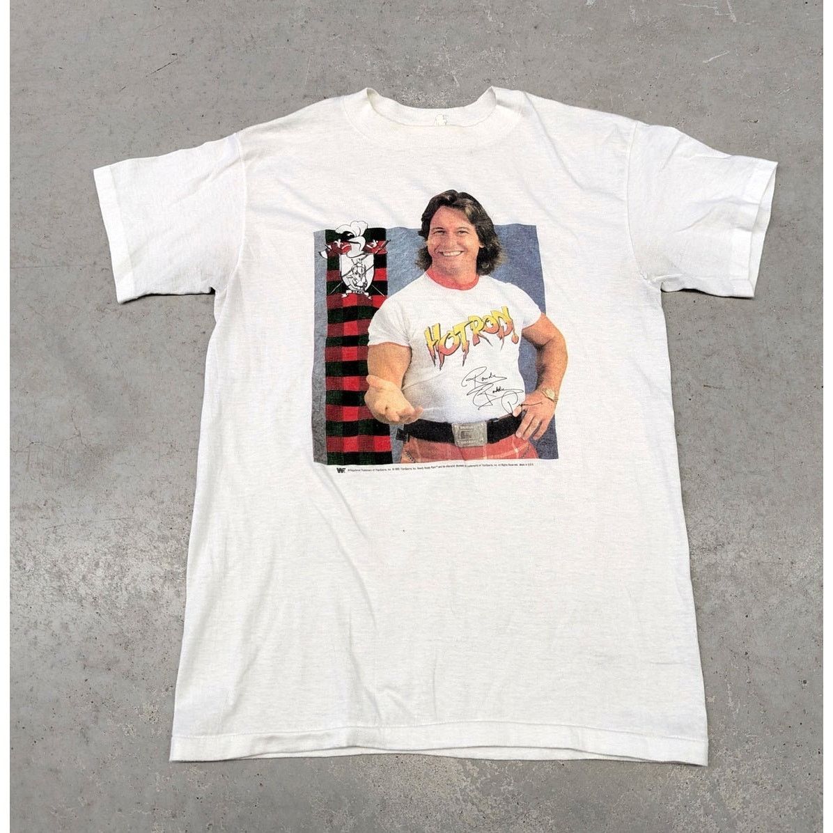 Vintage × WWE Vintage 1990 Rowdy Roddy Piper WWF Made in USA t-shirt Size US M / EU 48-50 / 2 - 1 Thumbnail