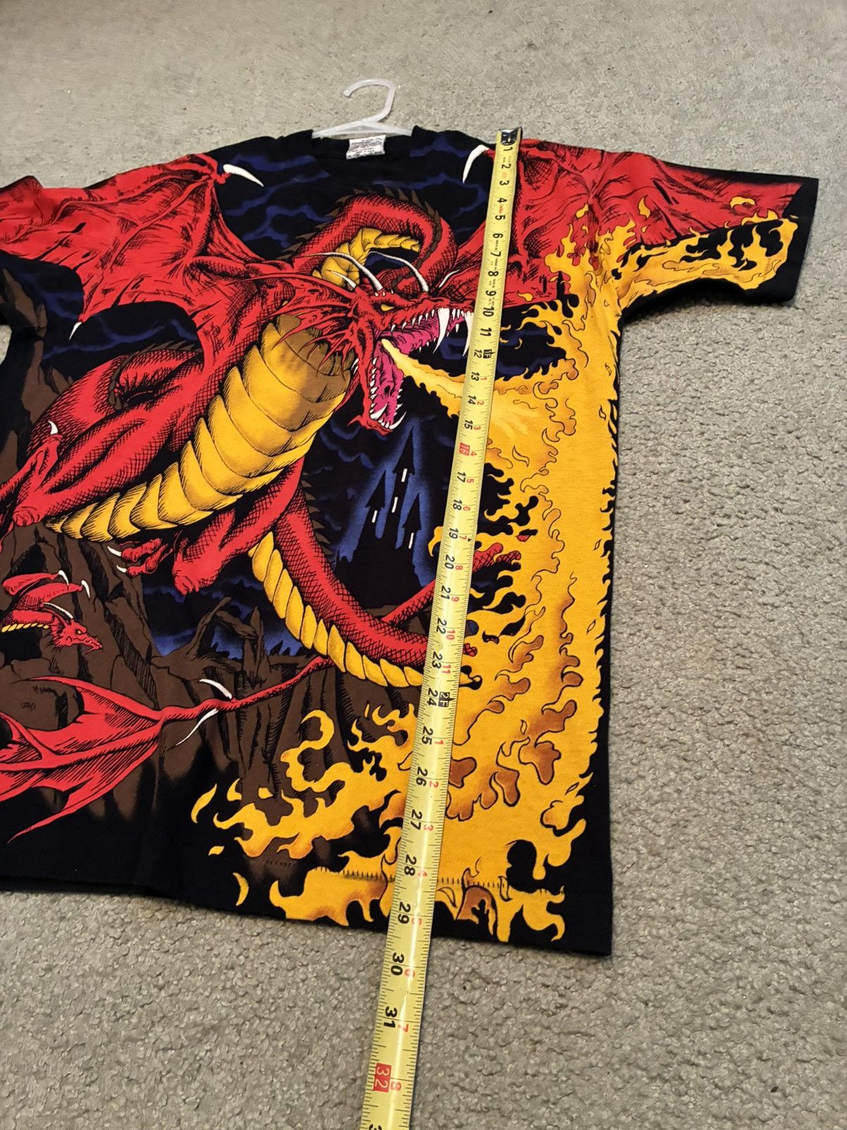 Liquid Blue Vintage 90s Liquid Blue dragon tee shirt Size US L / EU 52-54 / 3 - 8 Thumbnail