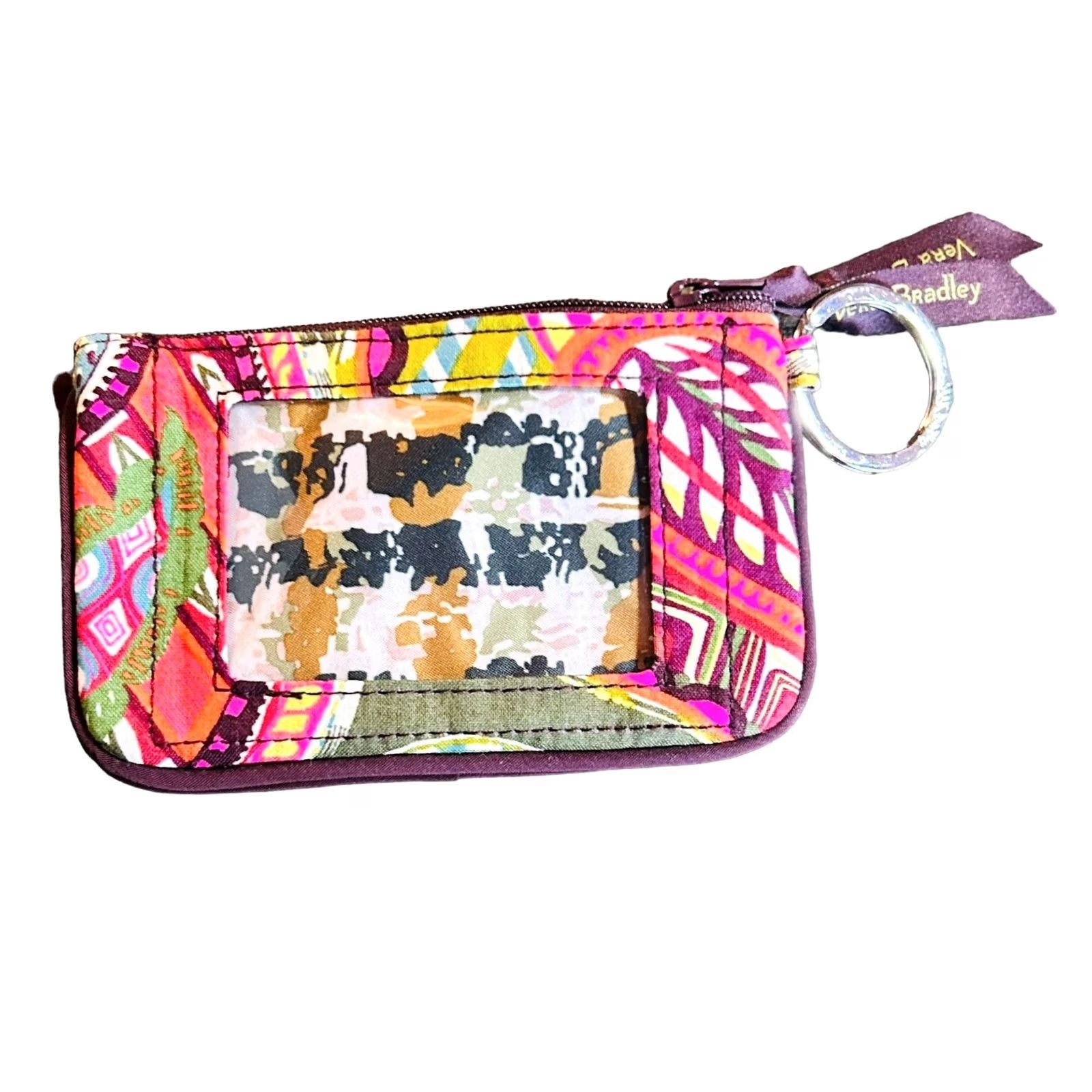 Vera Bradley Vera Bradley Zip ID Case W/ Change Pouch Resort Medallion Wallet Womens Shirt Size ONE SIZE - 2 Thumbnail