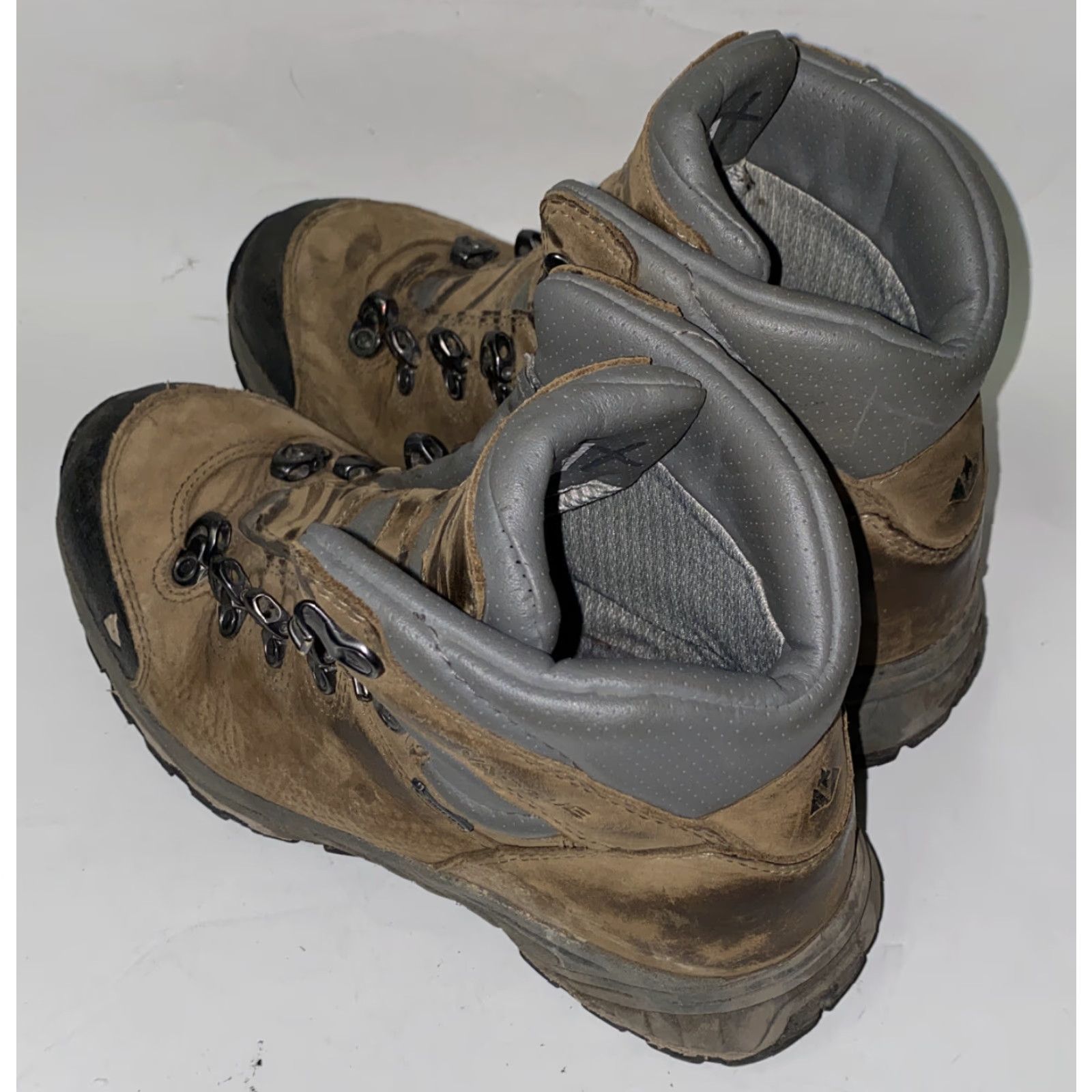 Vasque Vasque Womens Brown Leather Suede Hiking Boots Size 7M NO LACES Gore-Tex Size US 7 / IT 37 - 2 Thumbnail