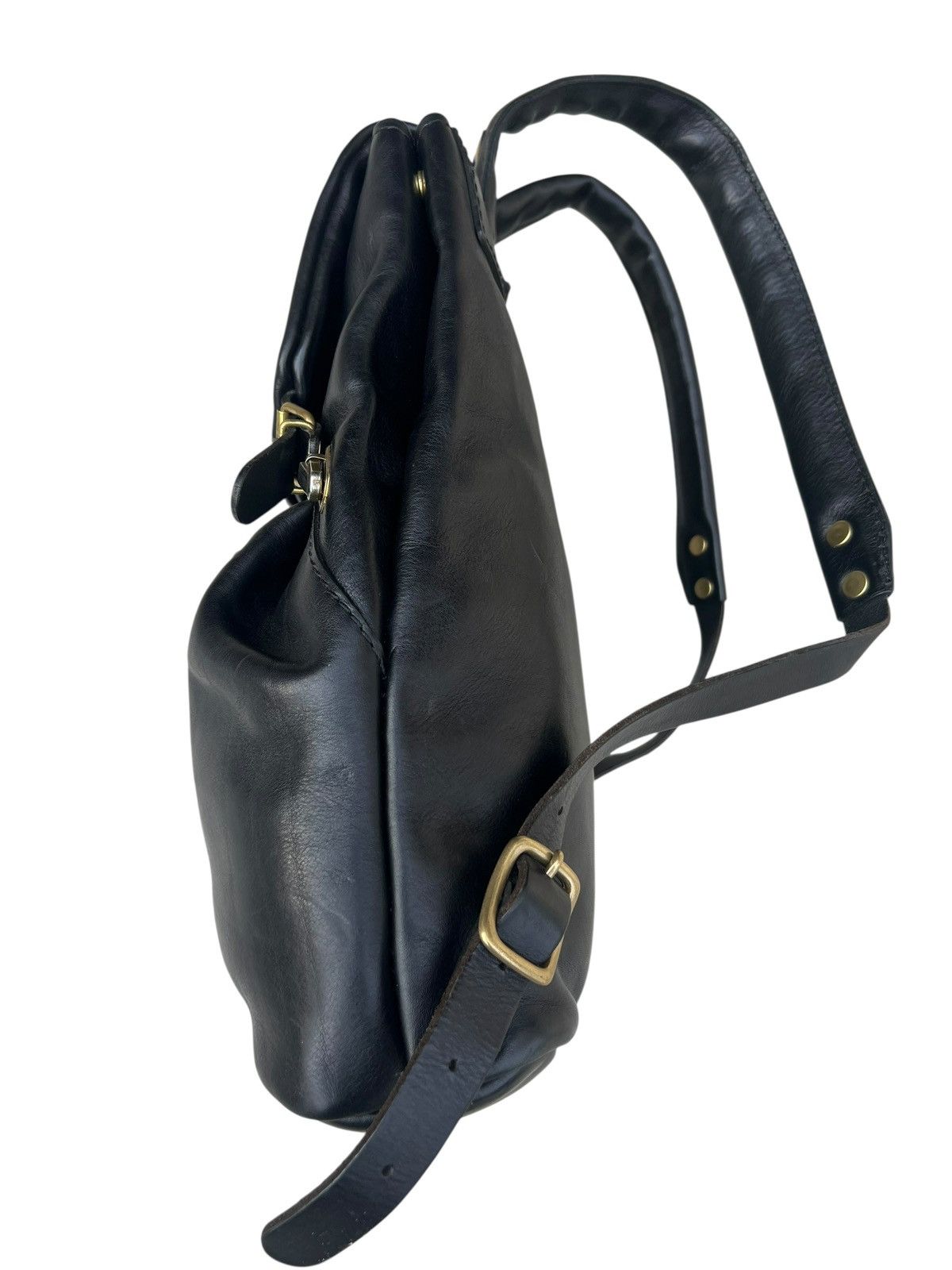 Leather Horsehide Leather Backpack By HERZ Japan Size ONE SIZE - 13 Thumbnail