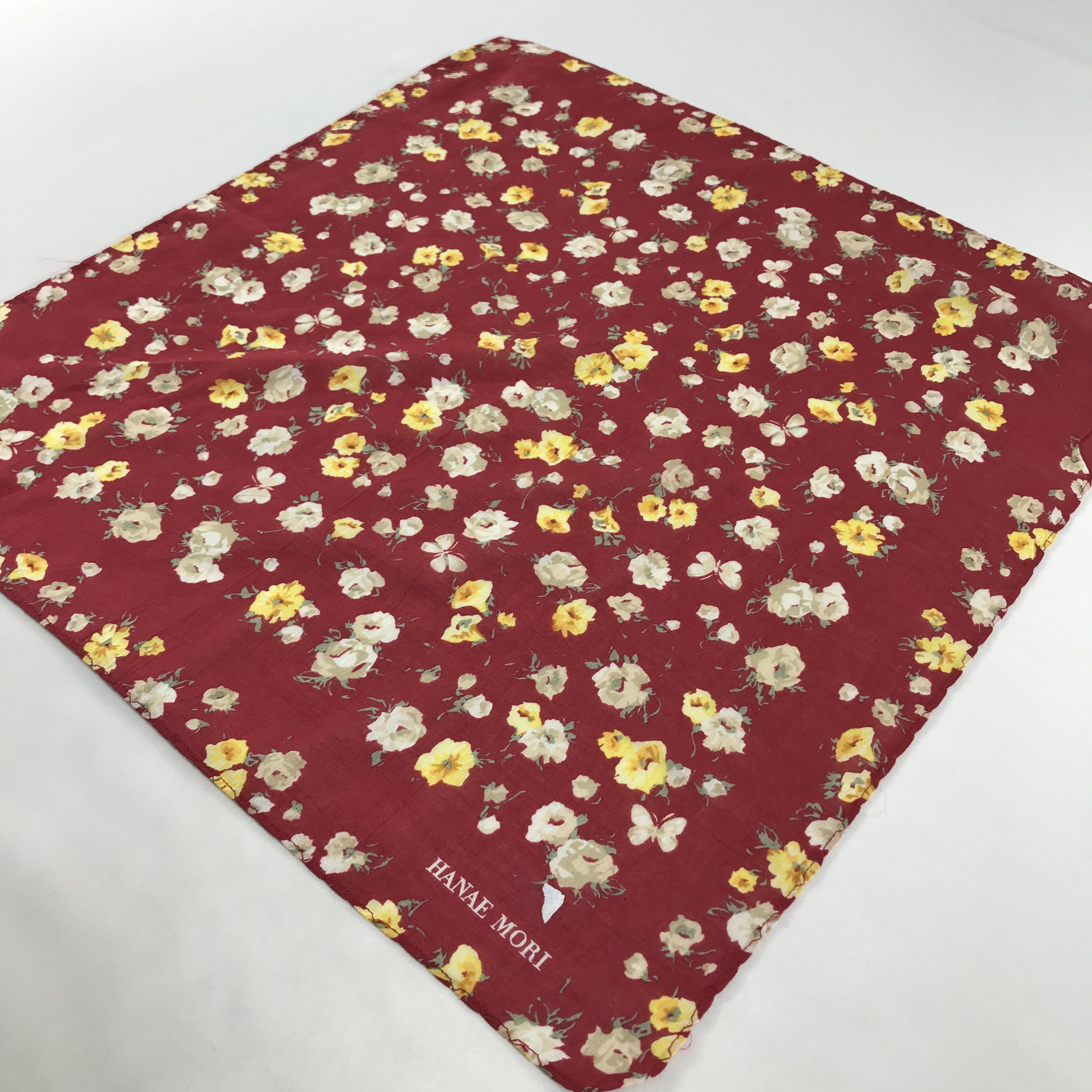 Hanae Mori × Vintage Hanae Mori Bandana/ Handkerchief / Neckerchief Size ONE SIZE - 4 Thumbnail