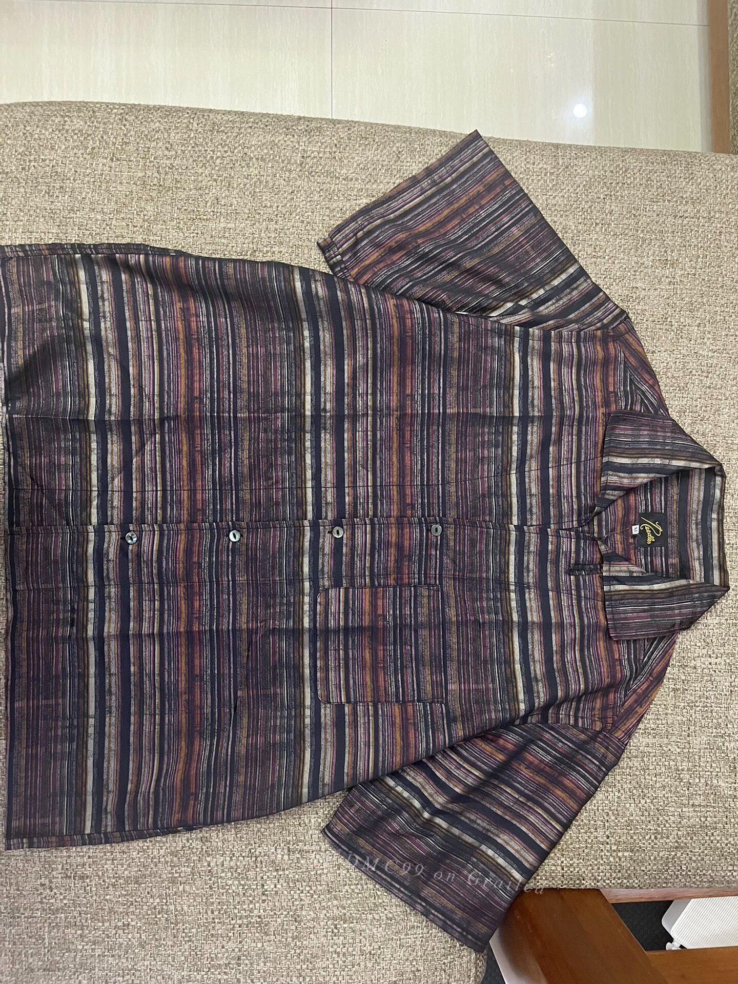 Needles Needles 24SS Ethnic Retro Stripe Shirt Size US XL / EU 56 / 4 - 1 Thumbnail