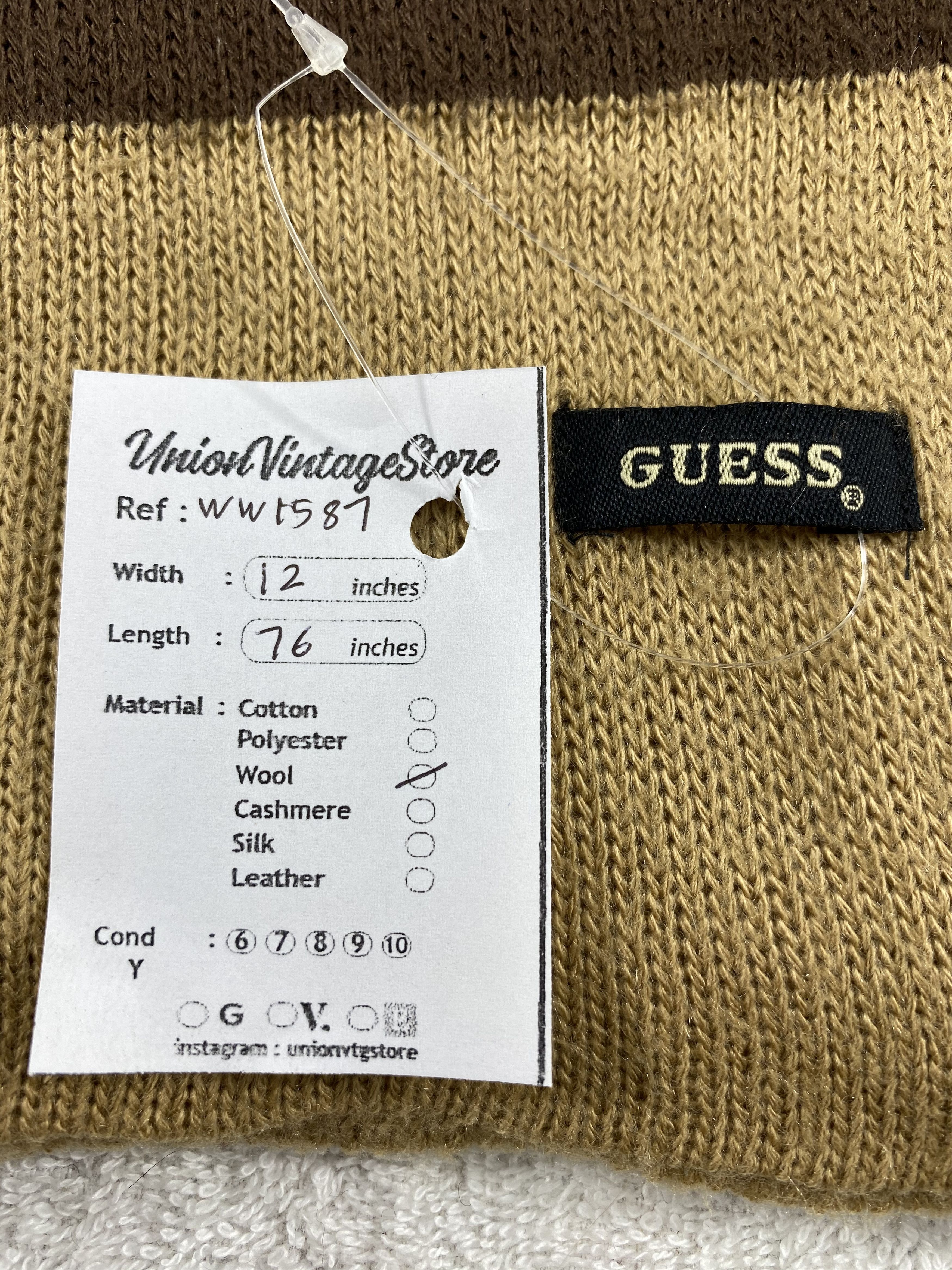 Guess × Vintage Guess Scarf / Muffler / Neckwear Size ONE SIZE - 4 Thumbnail