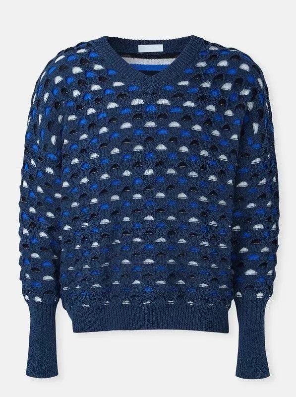 CFCL men's double-layered openwork knit M oversized