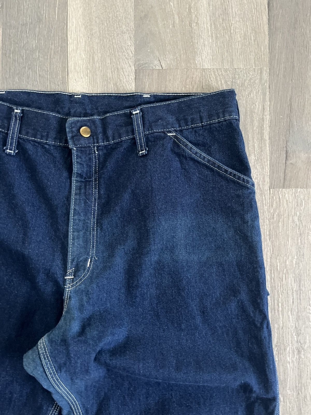 Carhartt Vintage 80s Carhartt Contrast Stitch Carpenter Pants Size US 38 / EU 54 - 3 Thumbnail