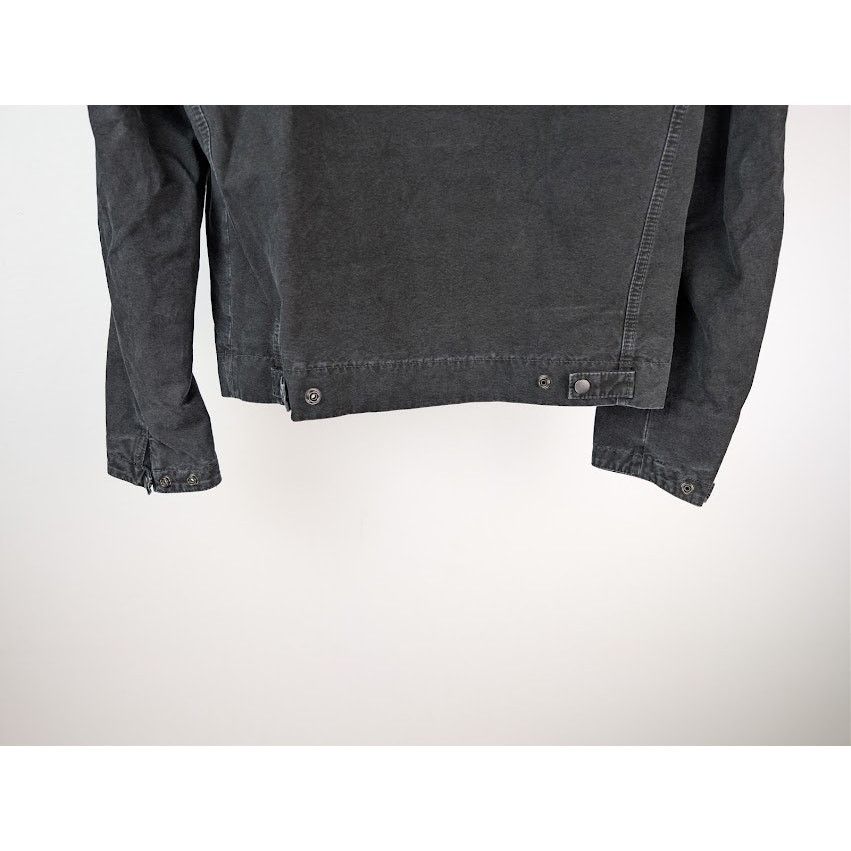 Saint Laurent Paris o1rshd1 Corduroy-Trimmed Cotton Canvas Work Jacket in Black Size US M / EU 48-50 / 2 - 14 Thumbnail