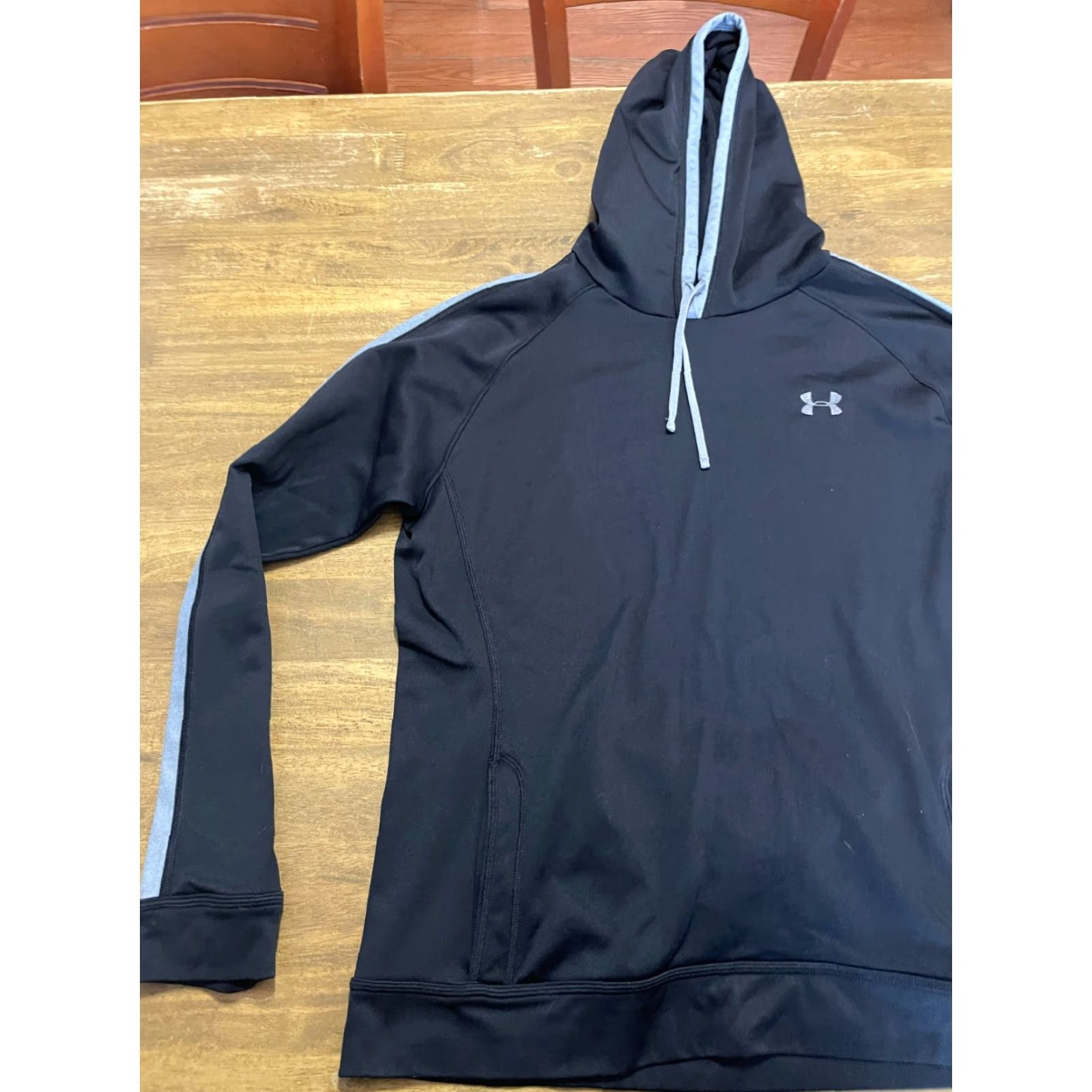 Under Armour Under armour Hoodie Mens Size Large Black Gray Pullover Long Sleeve Logo Size US L / EU 52-54 / 3 - 3 Thumbnail