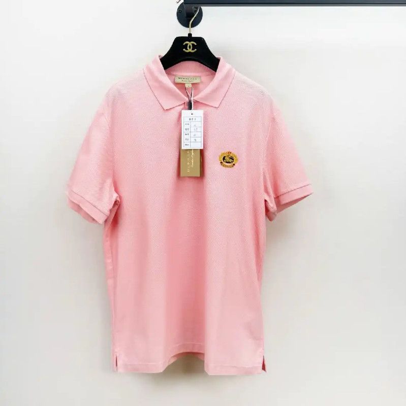 Burberry Burberry Pink Summer Men's T-Shirt Size US M / EU 48-50 / 2 - 1 Thumbnail