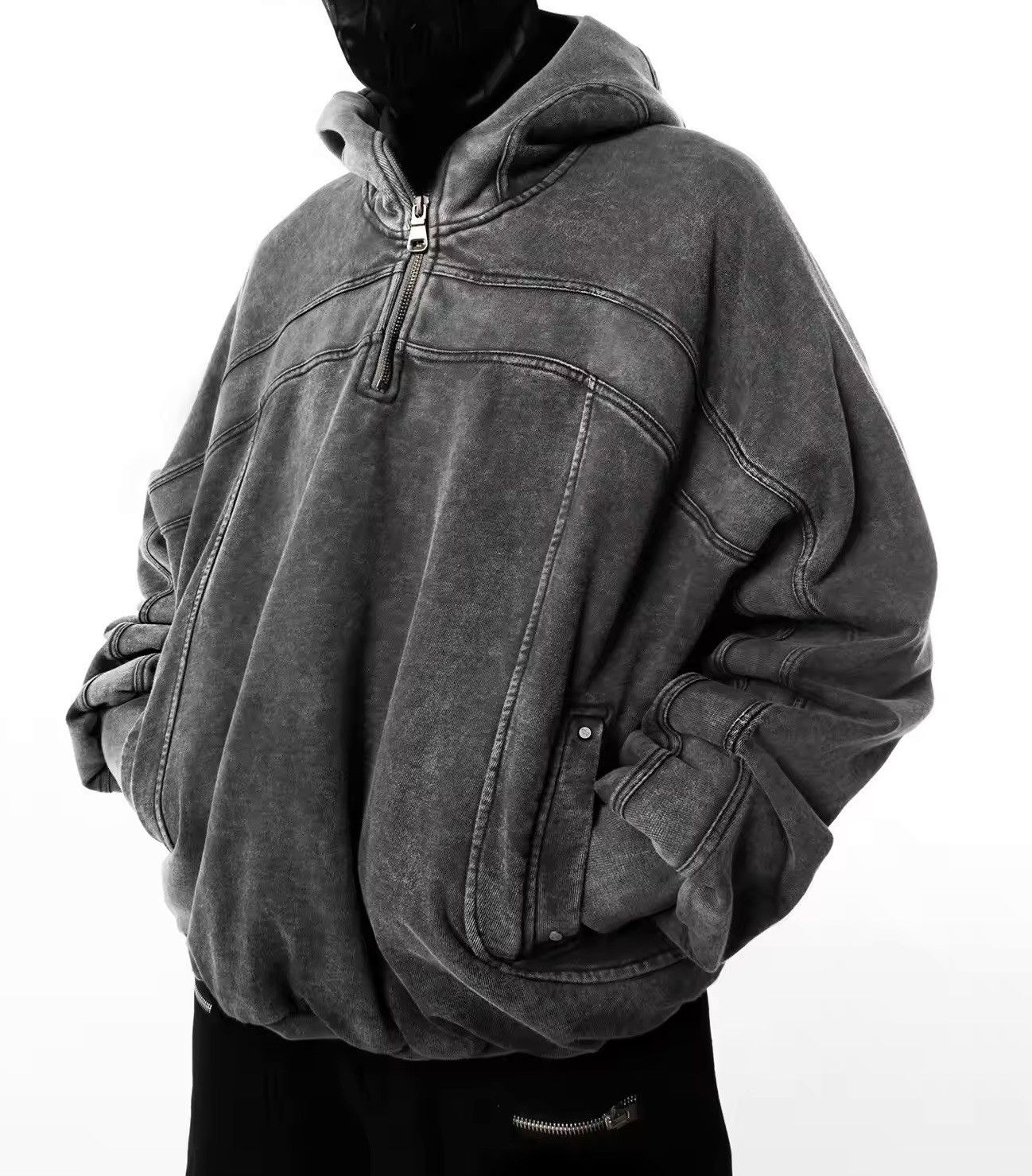 Other Half Zipper Up Washed Hoodie Size US S / EU 44-46 / 1 - 4 Thumbnail