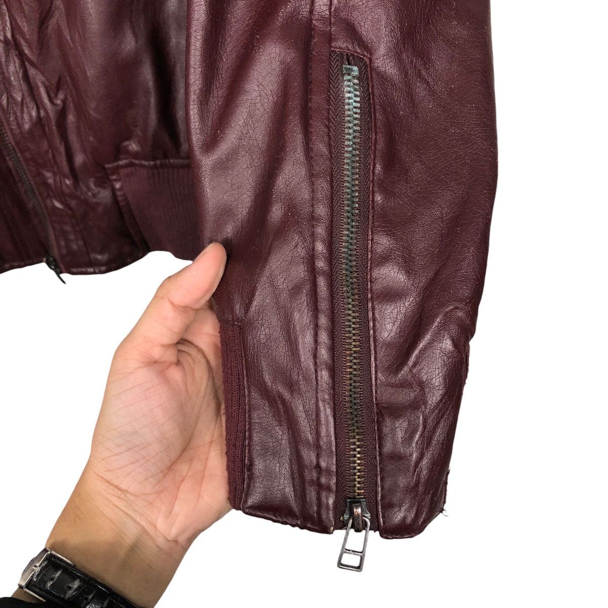 Japanese Brand 📌Vintage Biker Leather Jacket Clone Devgrun Size US M / EU 48-50 / 2 - 16 Thumbnail