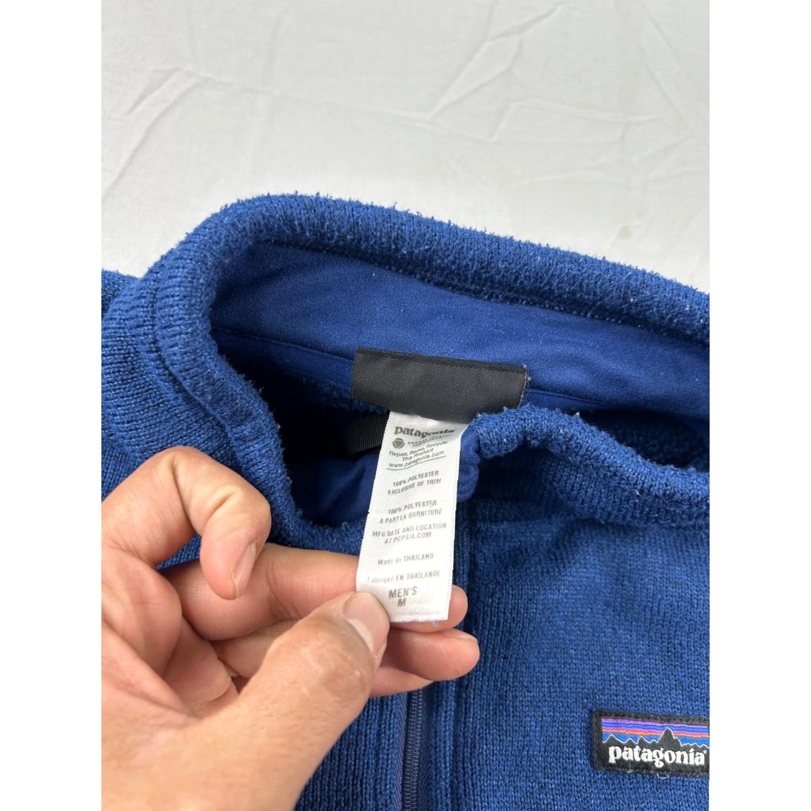 Patagonia Patagonia Mens Medium Blue Fleece Quarter Zip Pullover Jacket Windbreaker Outdoor Size US M / EU 48-50 / 2 - 4 Thumbnail