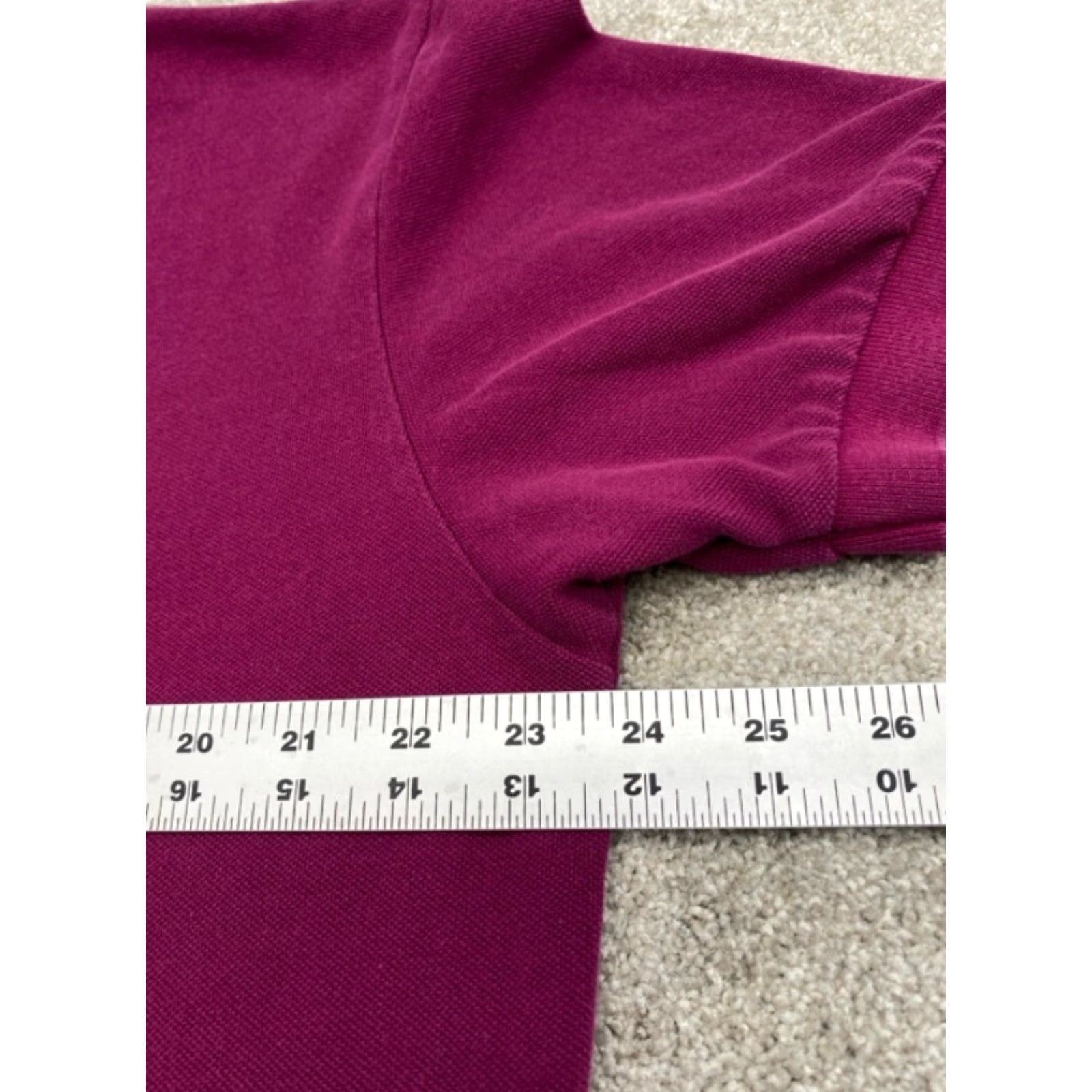 Polo Ralph Lauren Polo Shirt Polo Ralph Lauren Polo Men's Large Short Sleeve Plum Cotton 5905 Purple Polo Size US L / EU 52-54 / 3 - 6 Thumbnail