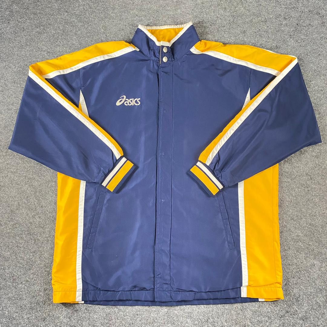 Asics Vintage 90s Asics Light Sportwear Jacket Size US L / EU 52-54 / 3 - 3 Thumbnail