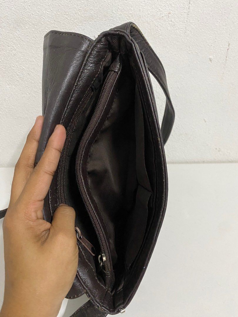 Leather Sheep Leather Sling Bag Size ONE SIZE - 9 Thumbnail