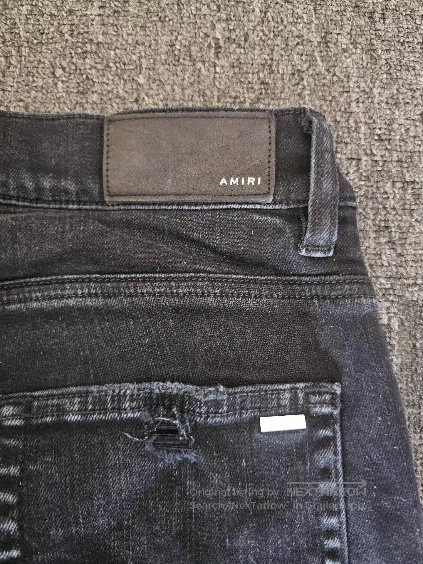 Amiri Black Denim Jeans. Size US 32 / EU 48 - 5 Thumbnail